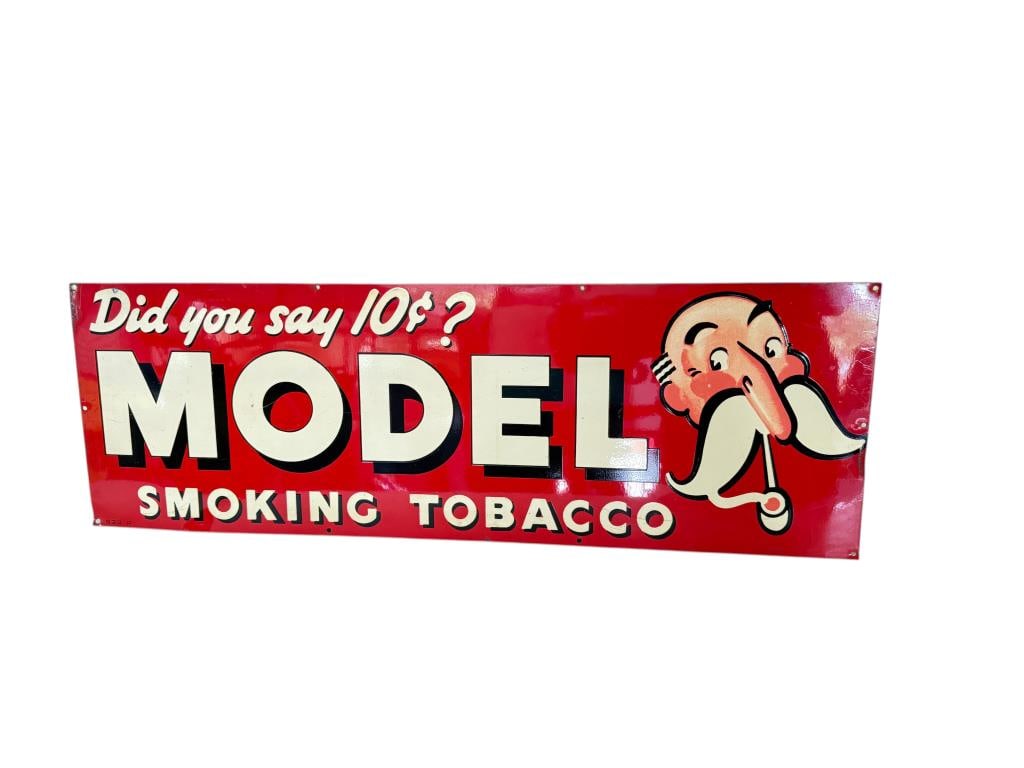 Model Smoking Tobacco Tin Sign (1 of 2)