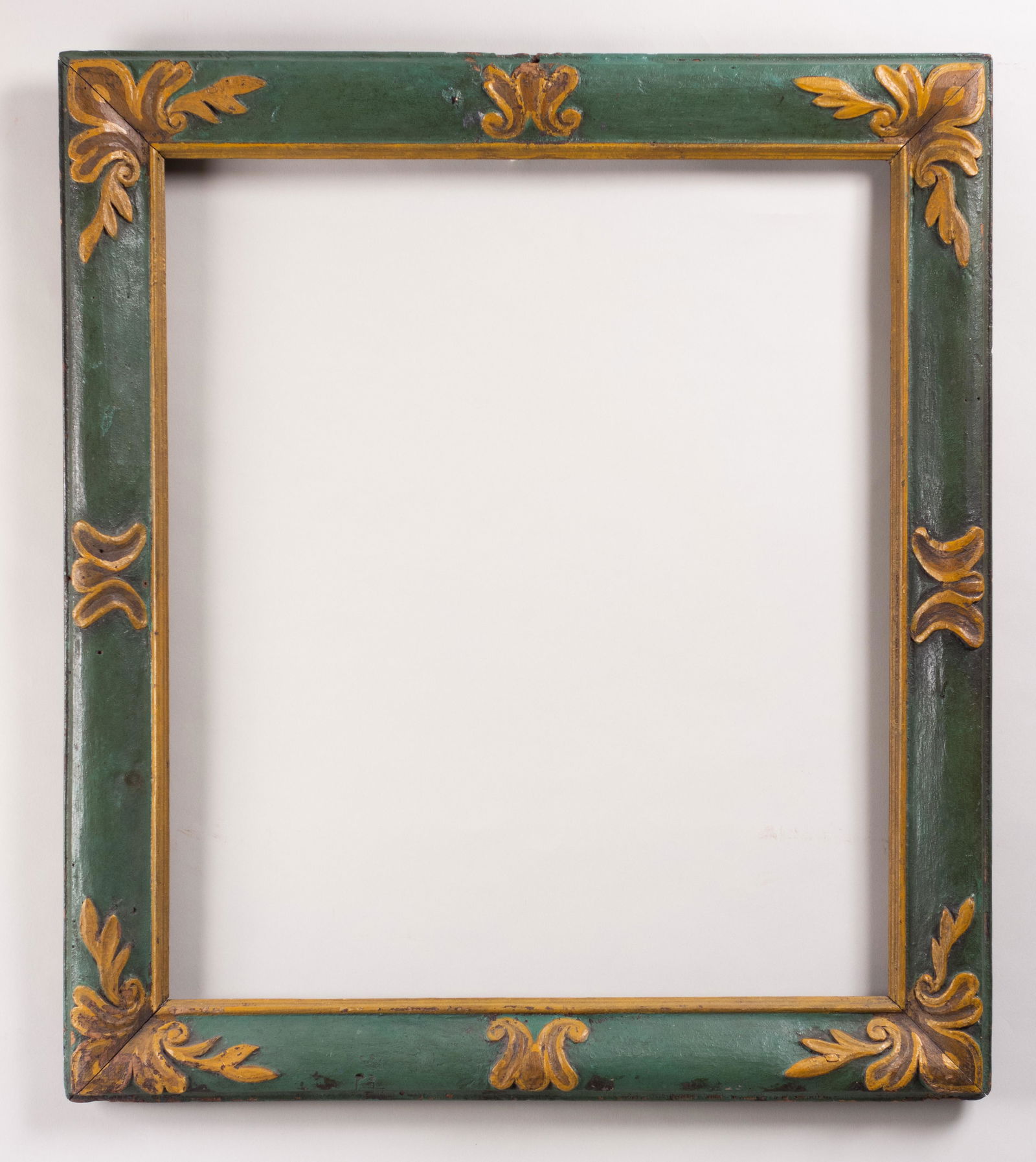 Early Italian or Spanish Polychrome Frame (1 of 4)