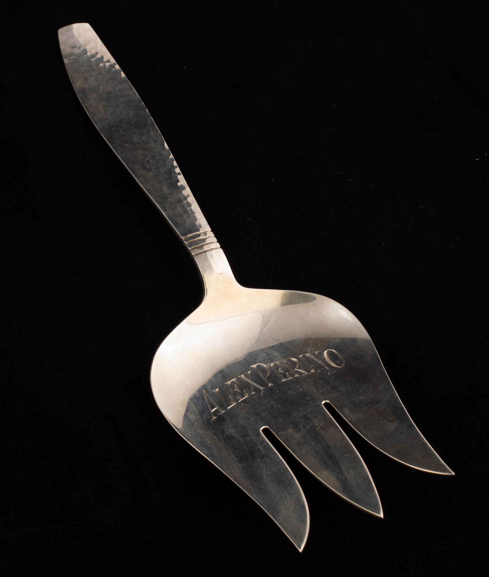 Allan Adler Swedish Modern Sterling Silver Serving Fork (1 of 5)