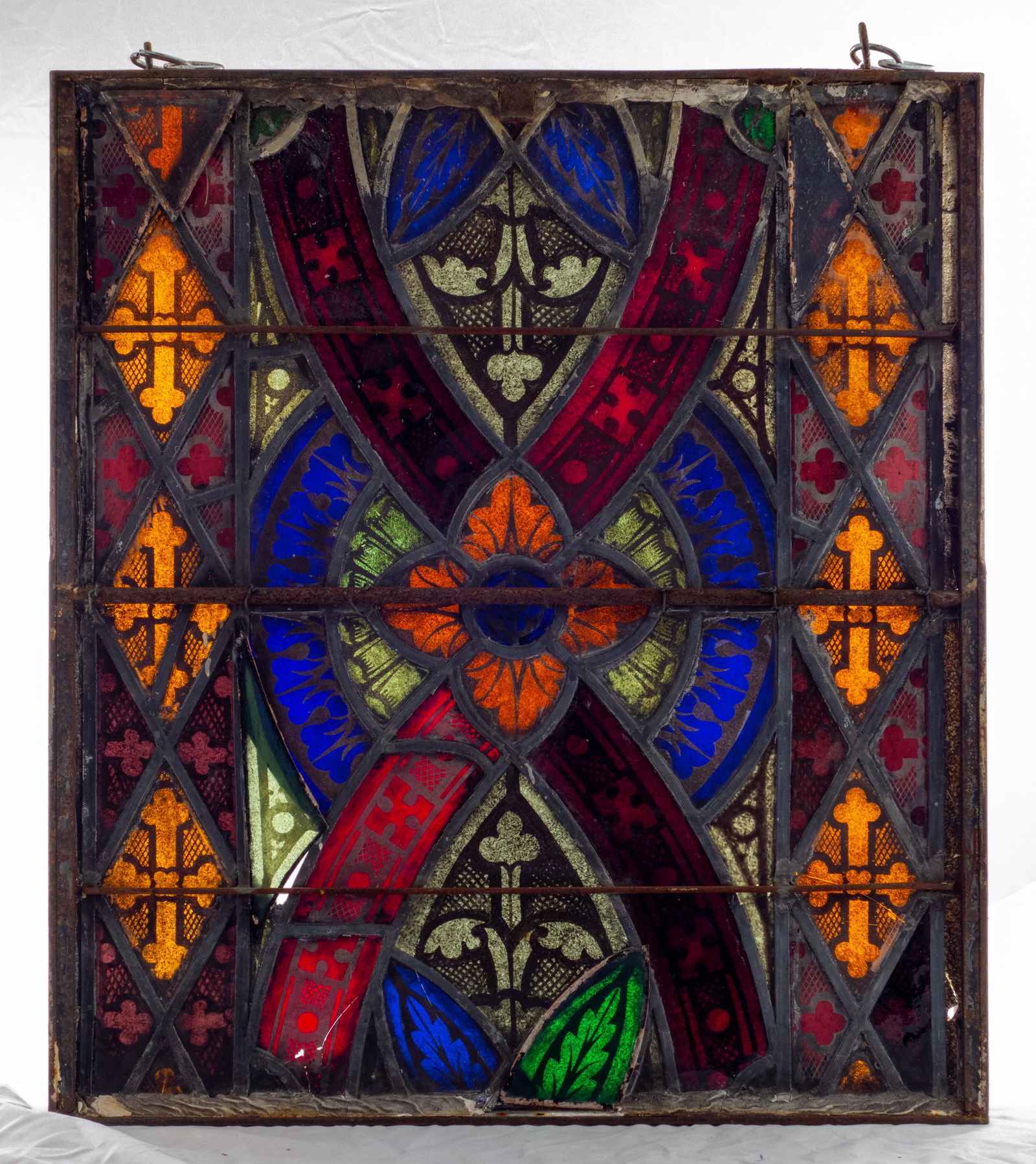 Iron & Stained Glass Window (1 of 3)