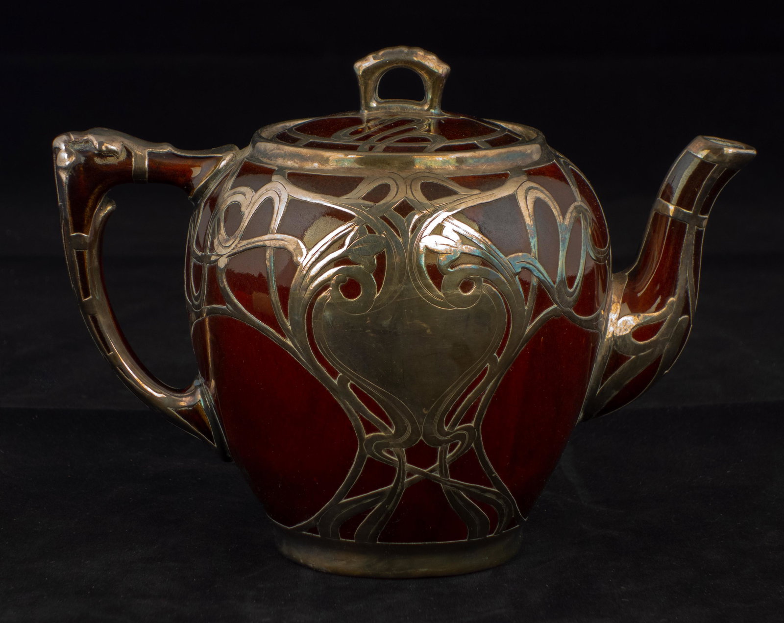 Lenox Silver Overlay Teapot (1 of 5)