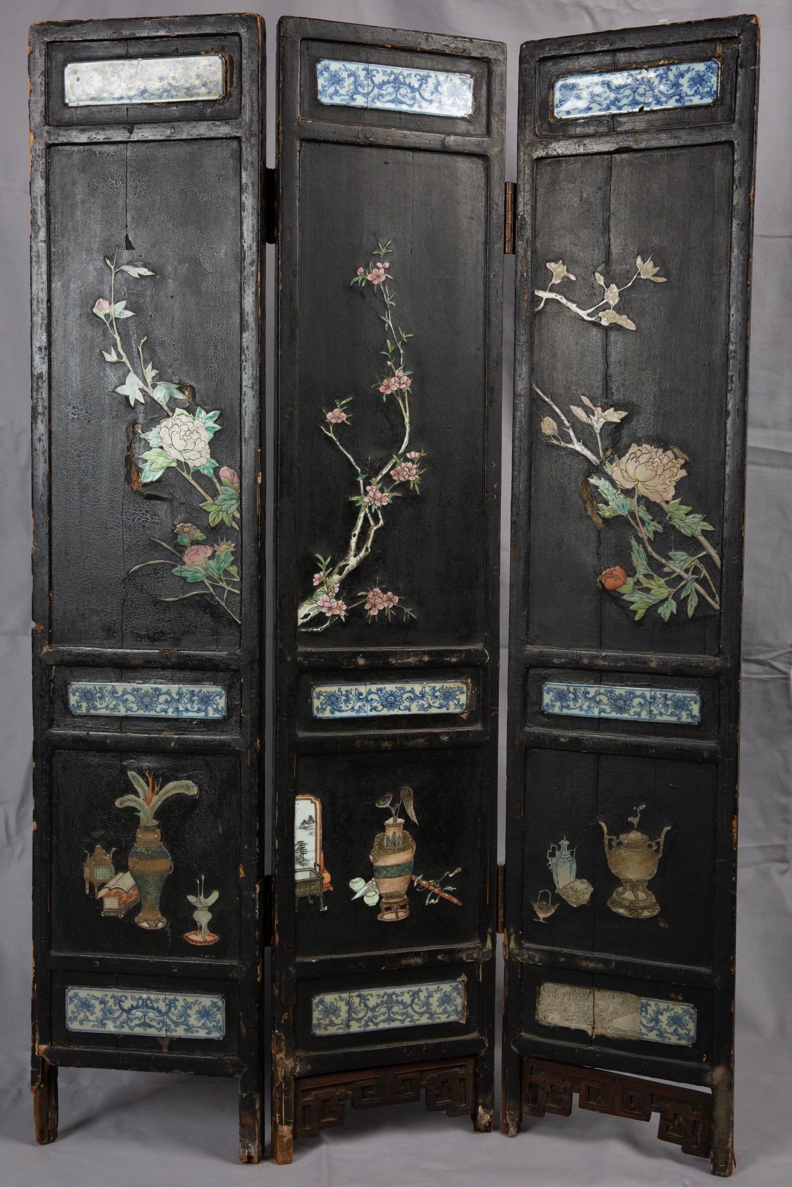 Early Chinese 3-Panel Table Screen (1 of 7)