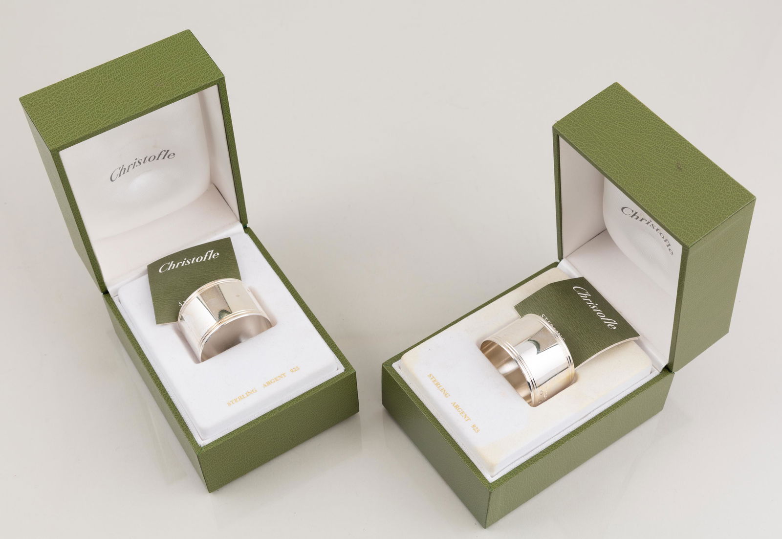 Pair of Christofle Sterling Silver Napkin Rings (1 of 8)