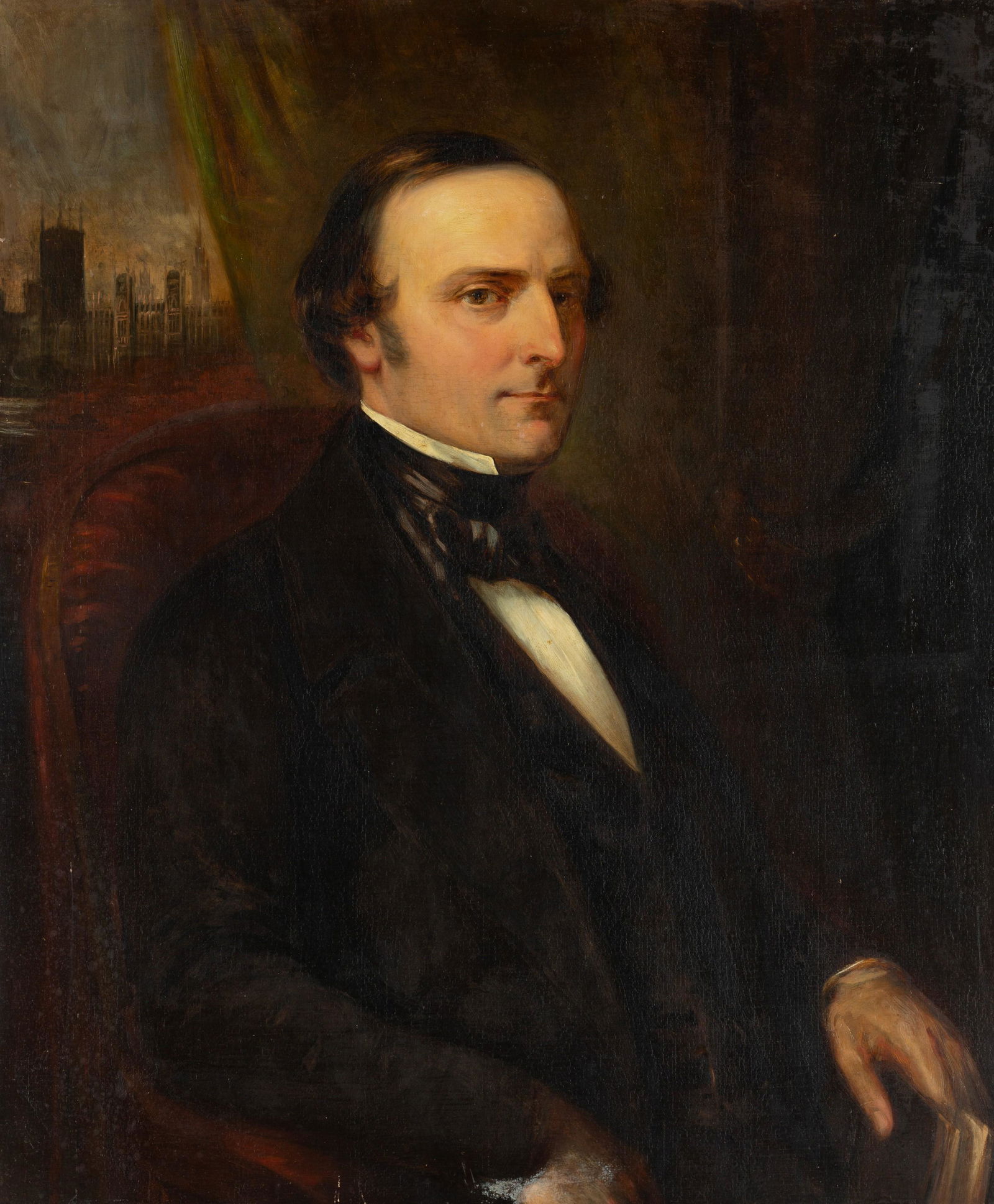 English School, Portrait of a Gentleman (1 of 3)