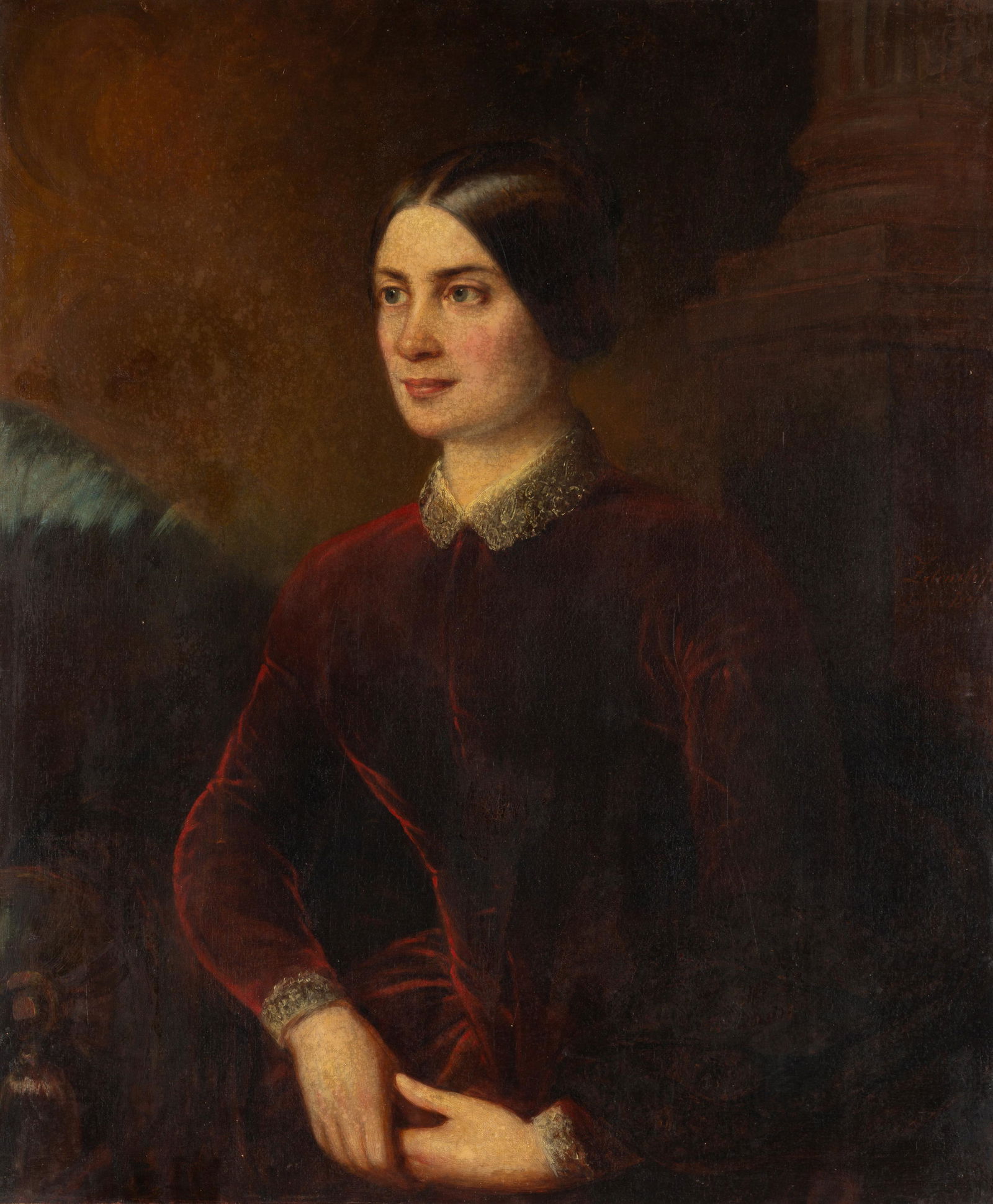 English School, Portrait of a Lady (1 of 3)