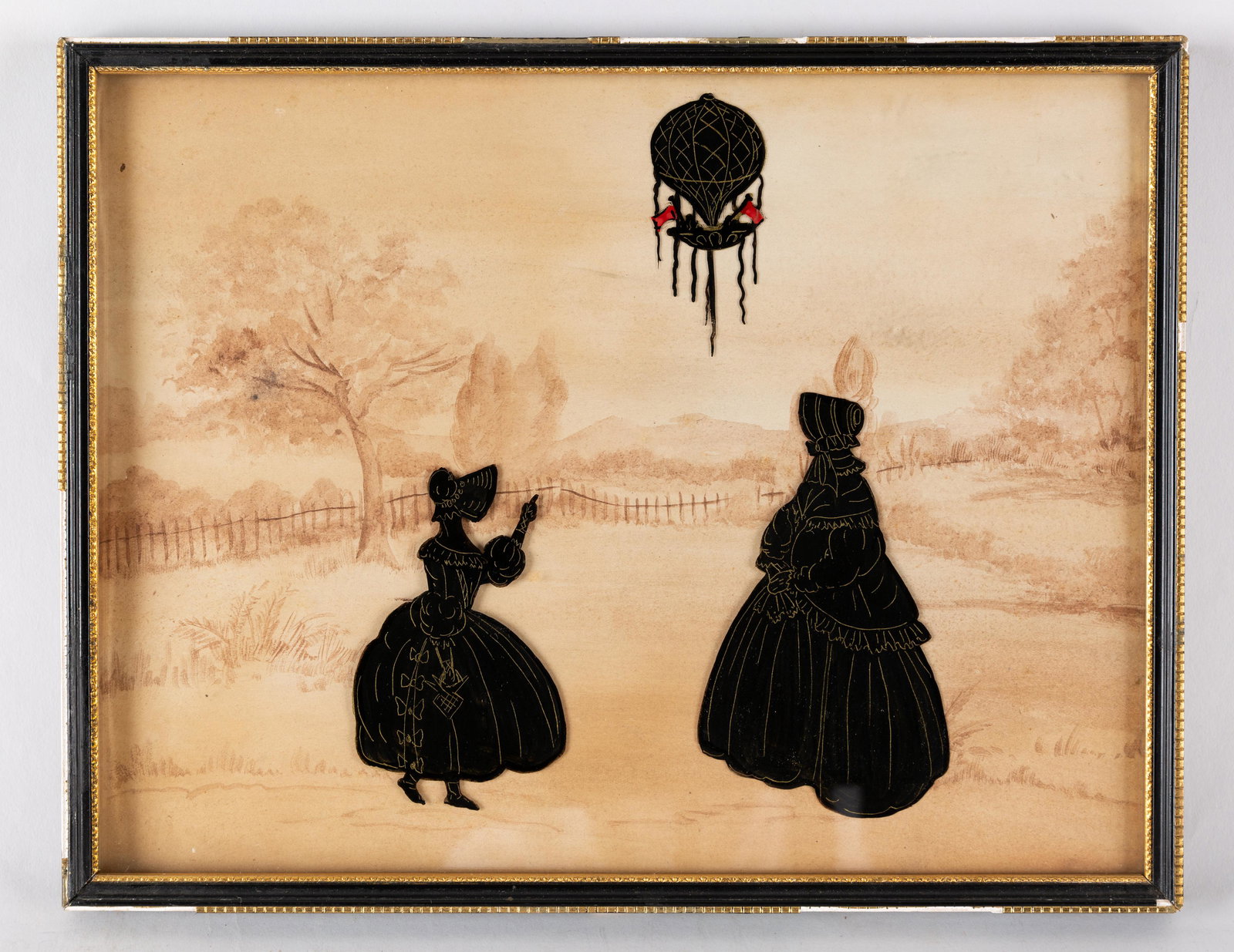 Verre Eglomise Silhouette Scene (1 of 5)