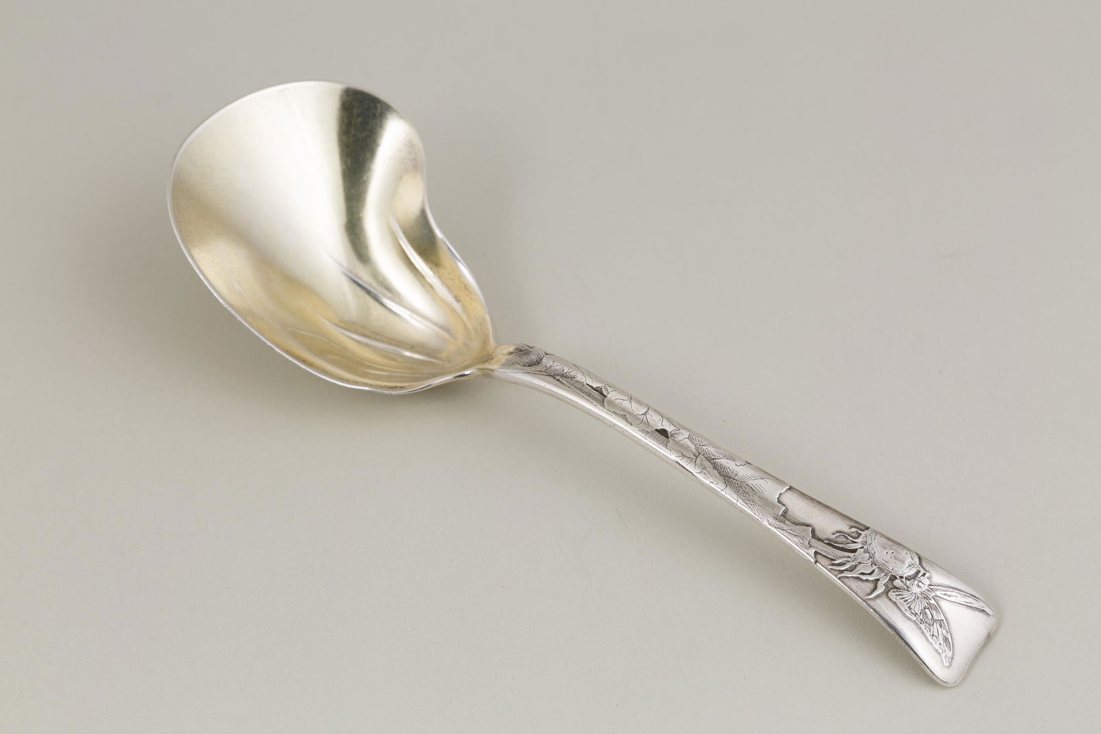 Tiffany Sterling Silver Lap Over Edge Acid Etched Spoon (1 of 7)