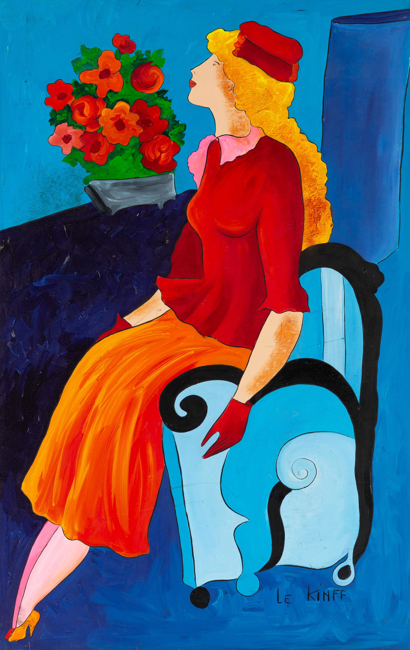 Linda Le Kinff, Lady in Red (1 of 5)