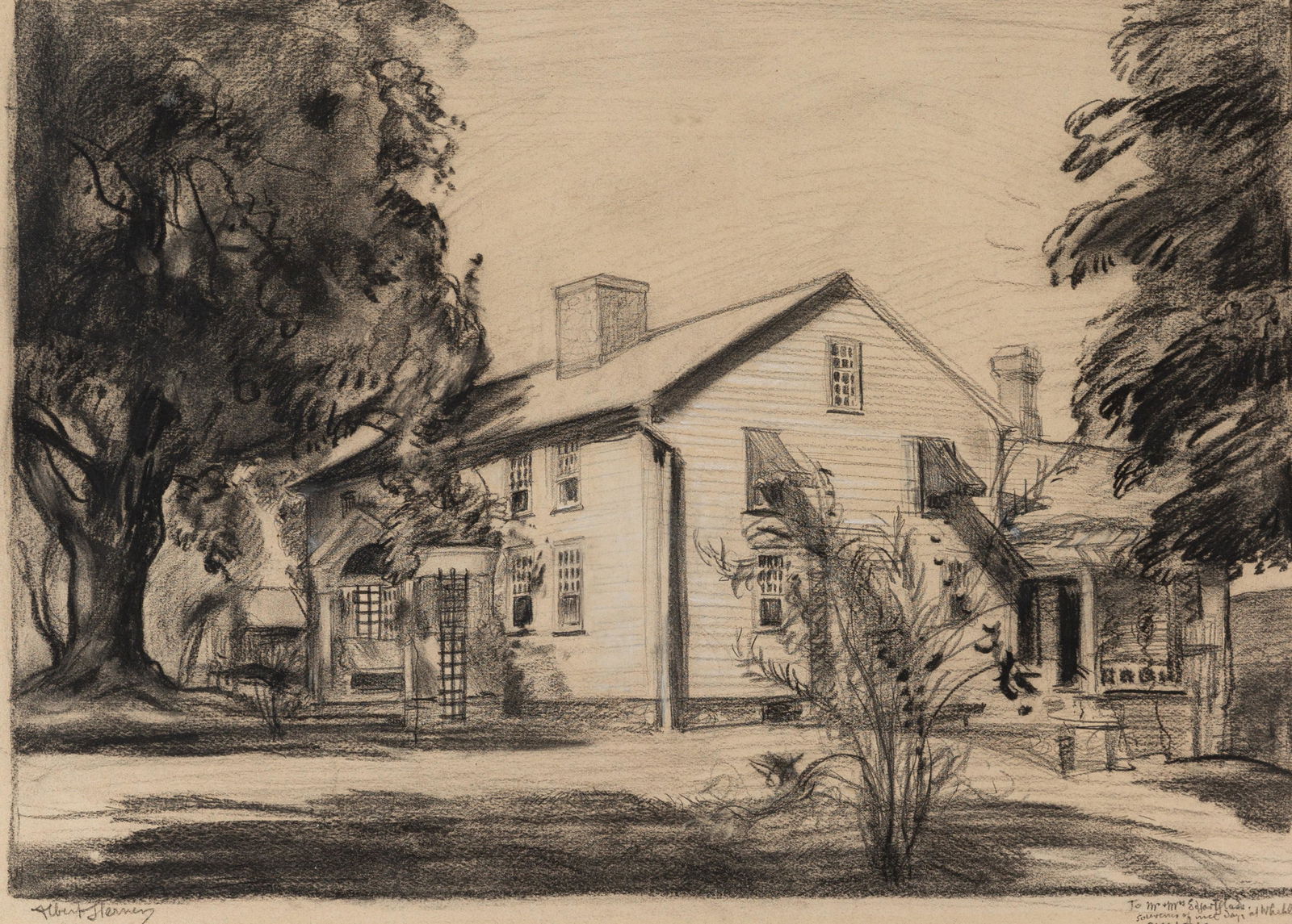 Albert Edward Sterner, Portrait of a House (1 of 4)