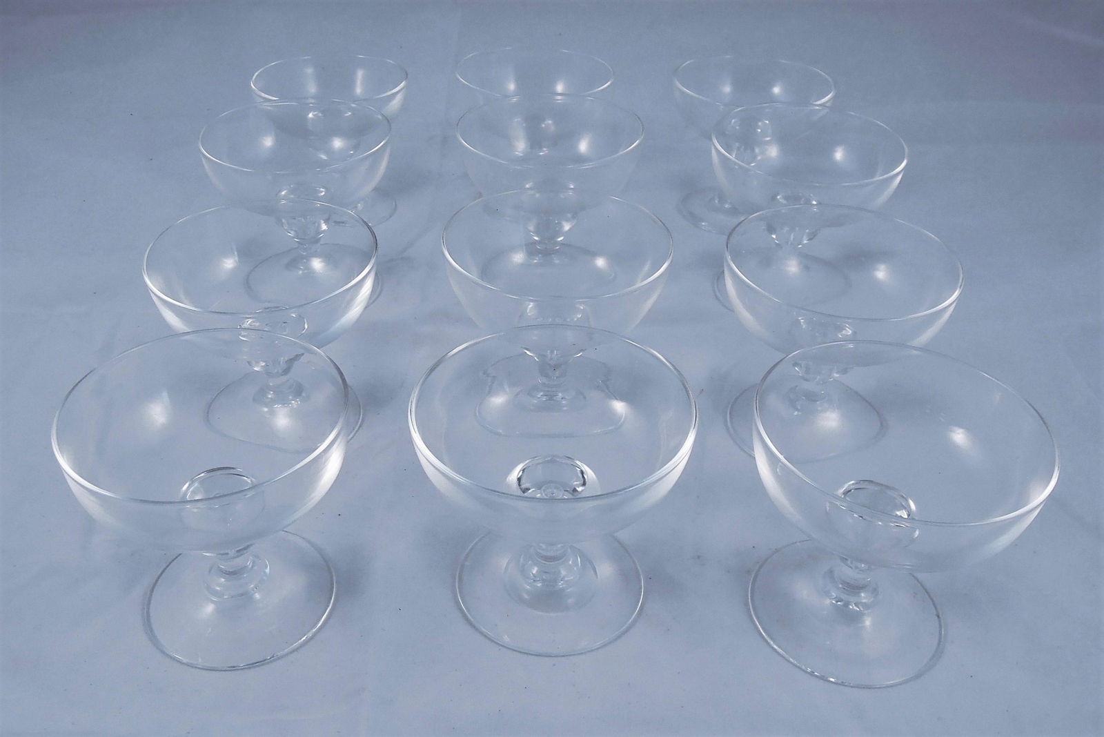 Set of Steuben Glass Teardrop Champagnes 7877 Pattern (1 of 10)