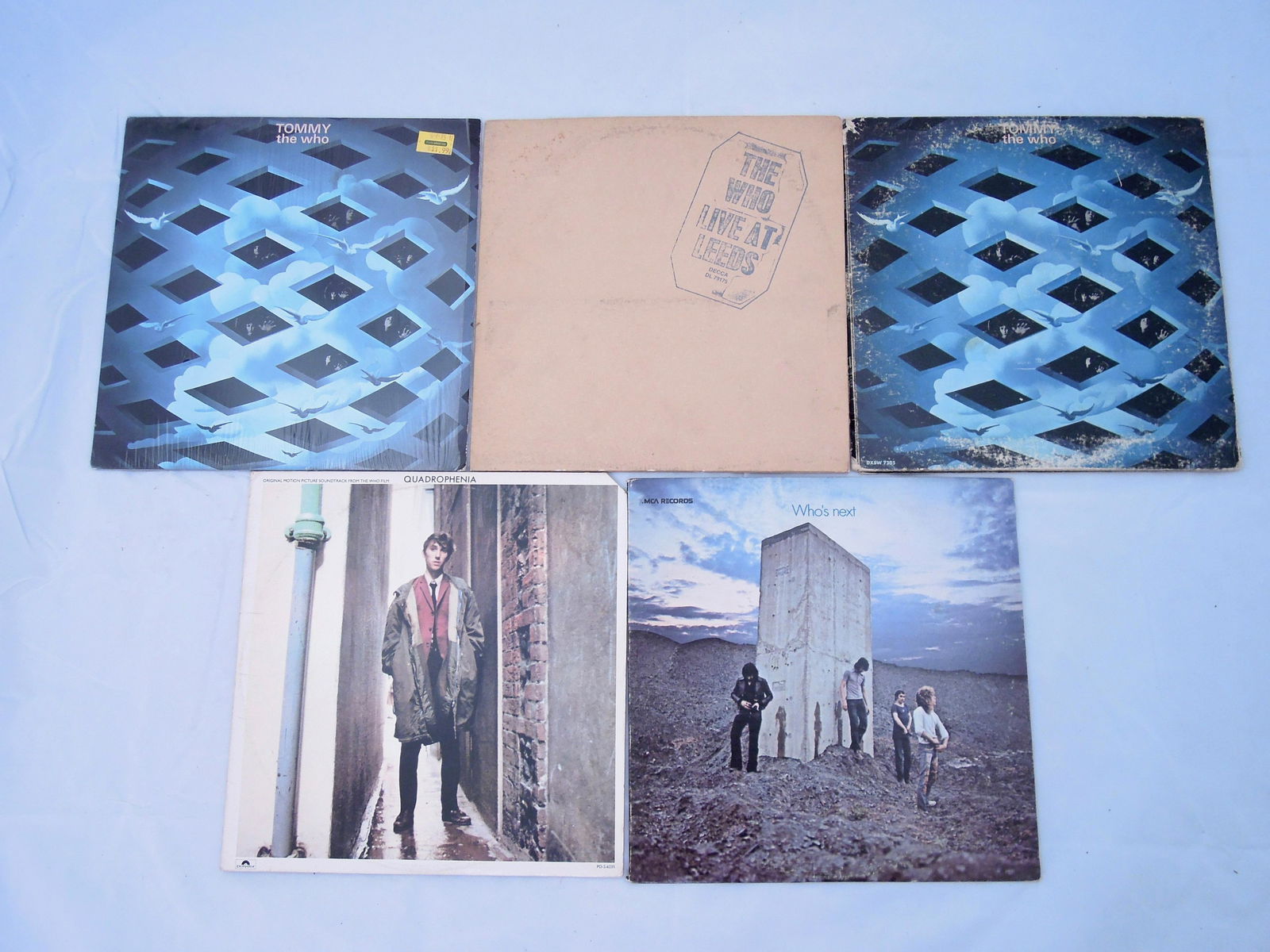 Lot of 9 Vintage The Who Albums (1 of 2)