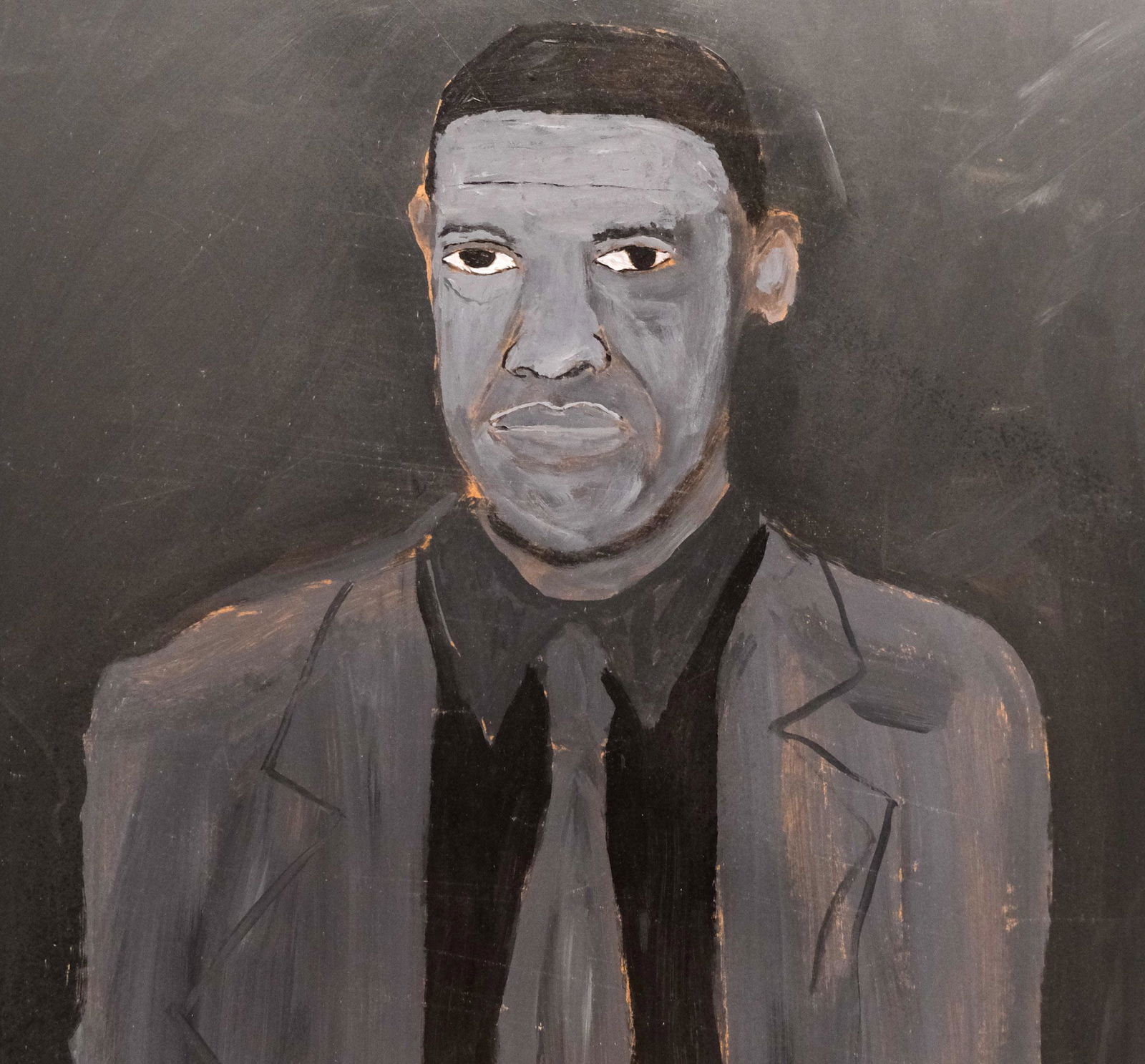 Earl Swanigan, "Denzel Washington" Outsider Art (1 of 4)