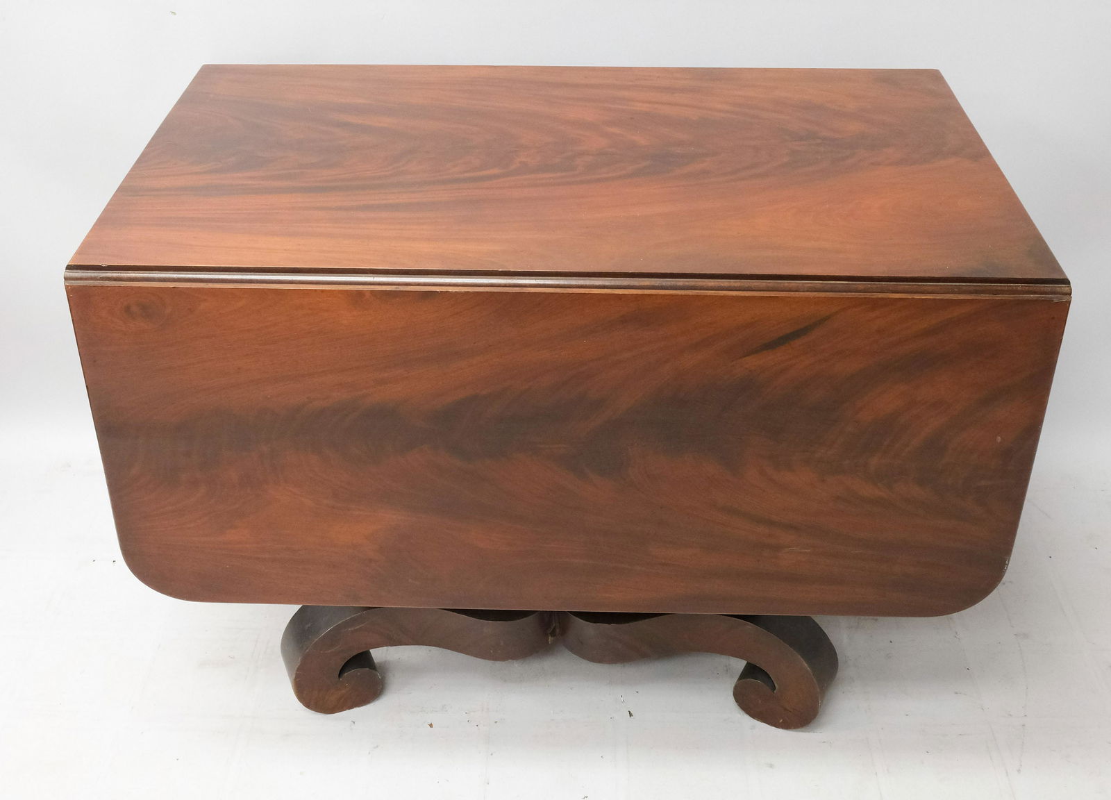 American Empire Mahogany Drop Leaf Table (1 of 6)