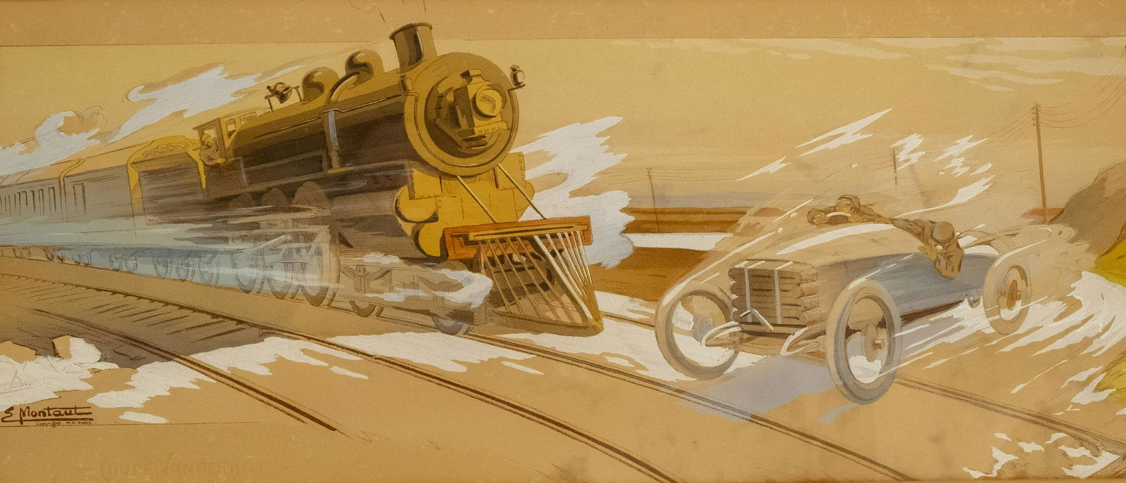 French Ernest Montaut "Coupe Vanderbilt" Poster (1 of 6)