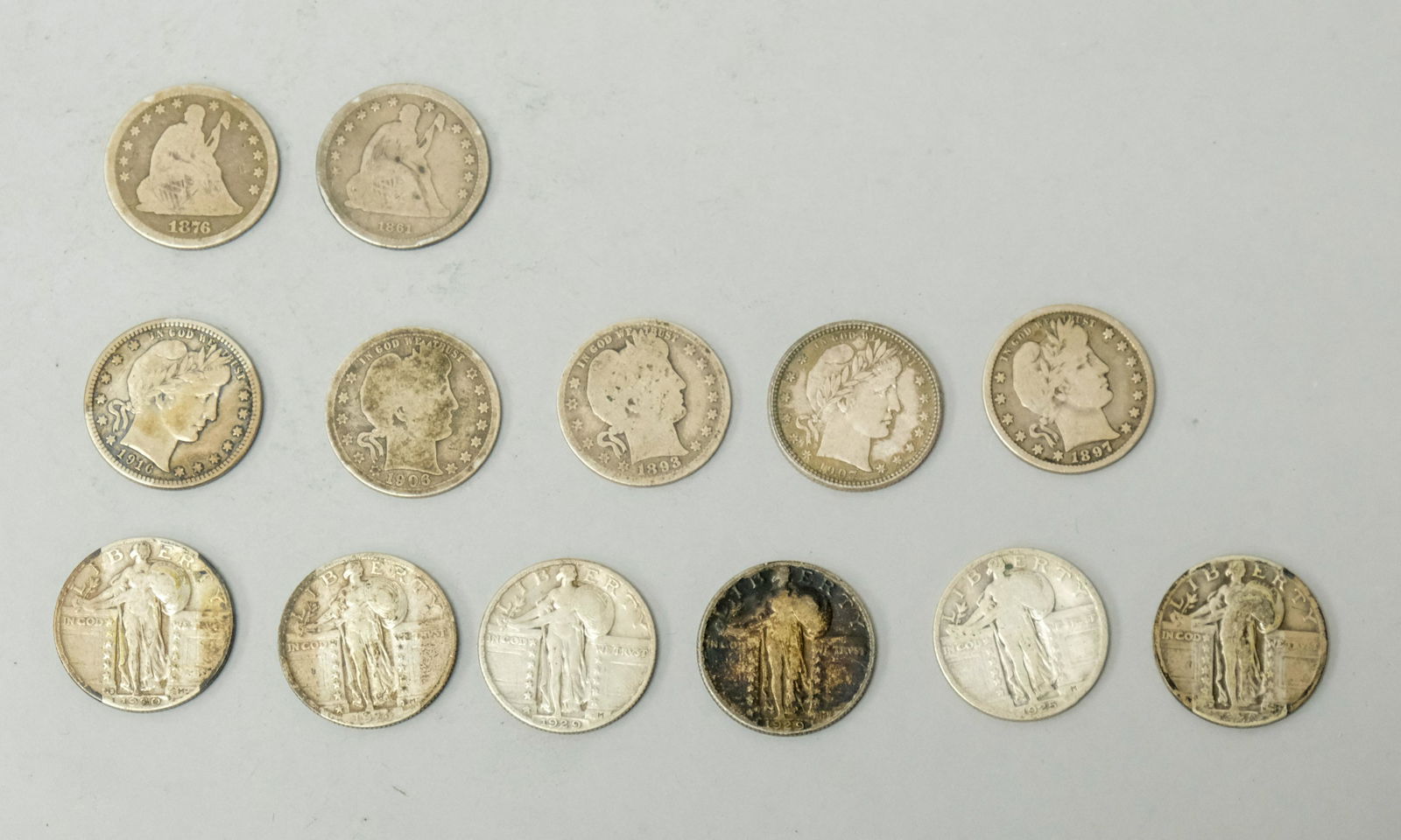 Lot of American Silver Quarters (1 of 4)