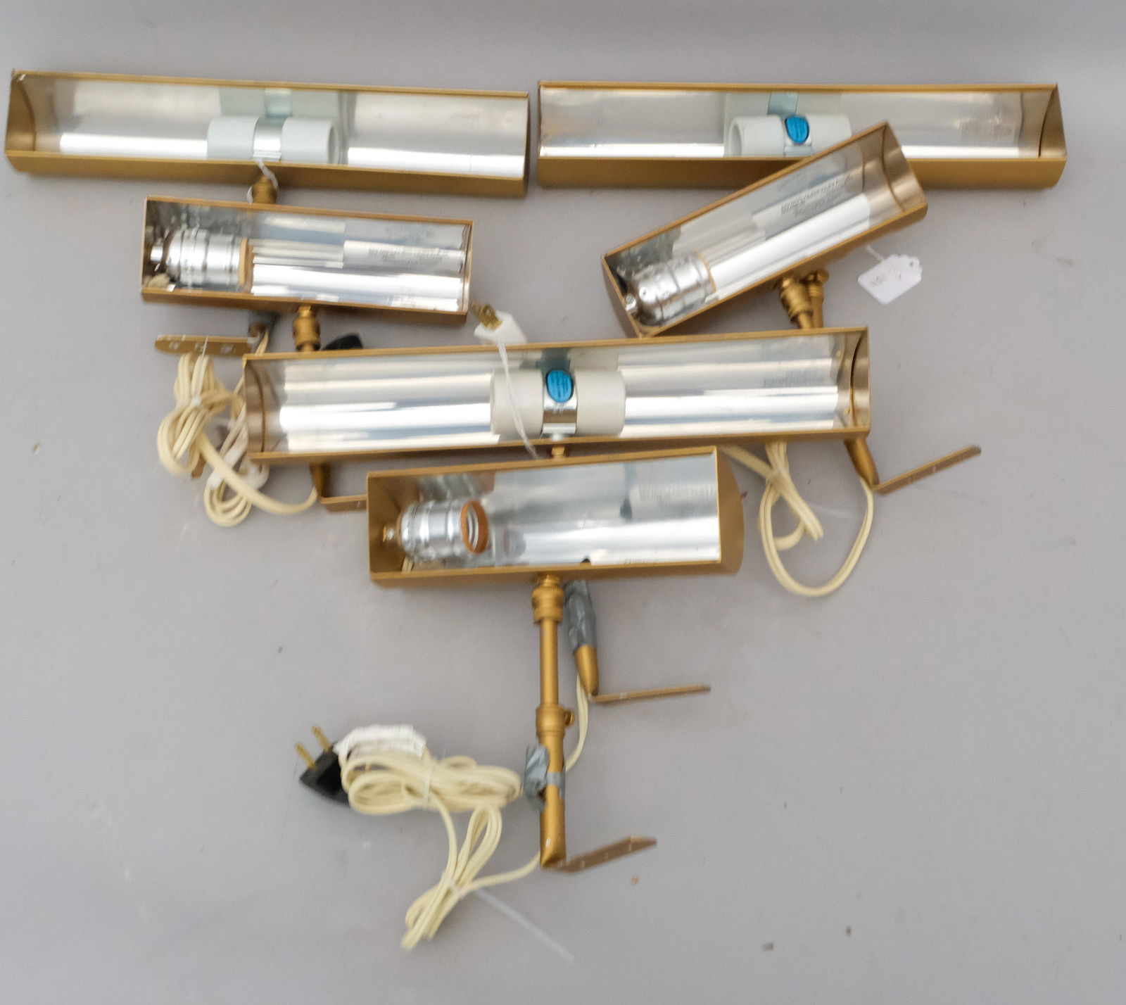 Painting Viewing Lights, Group of Six 8" and 14" L (1 of 3)