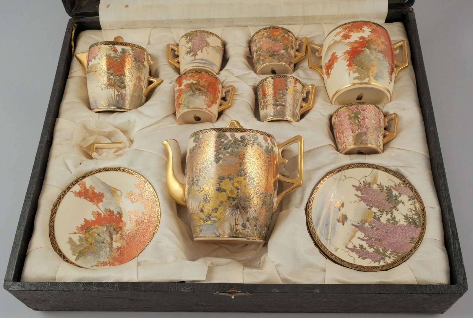 Beautiful Antique Satsuma Tea Set (1 of 10)