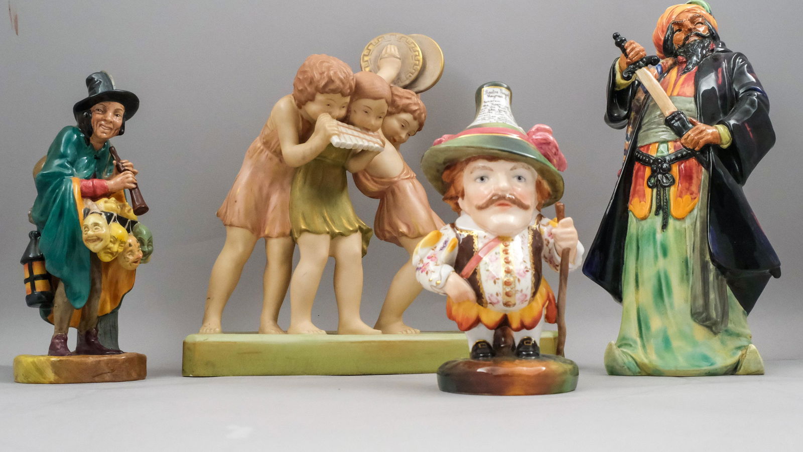 4 Piece Lot Royal Doulton and Royal Dux Figurines (1 of 8)