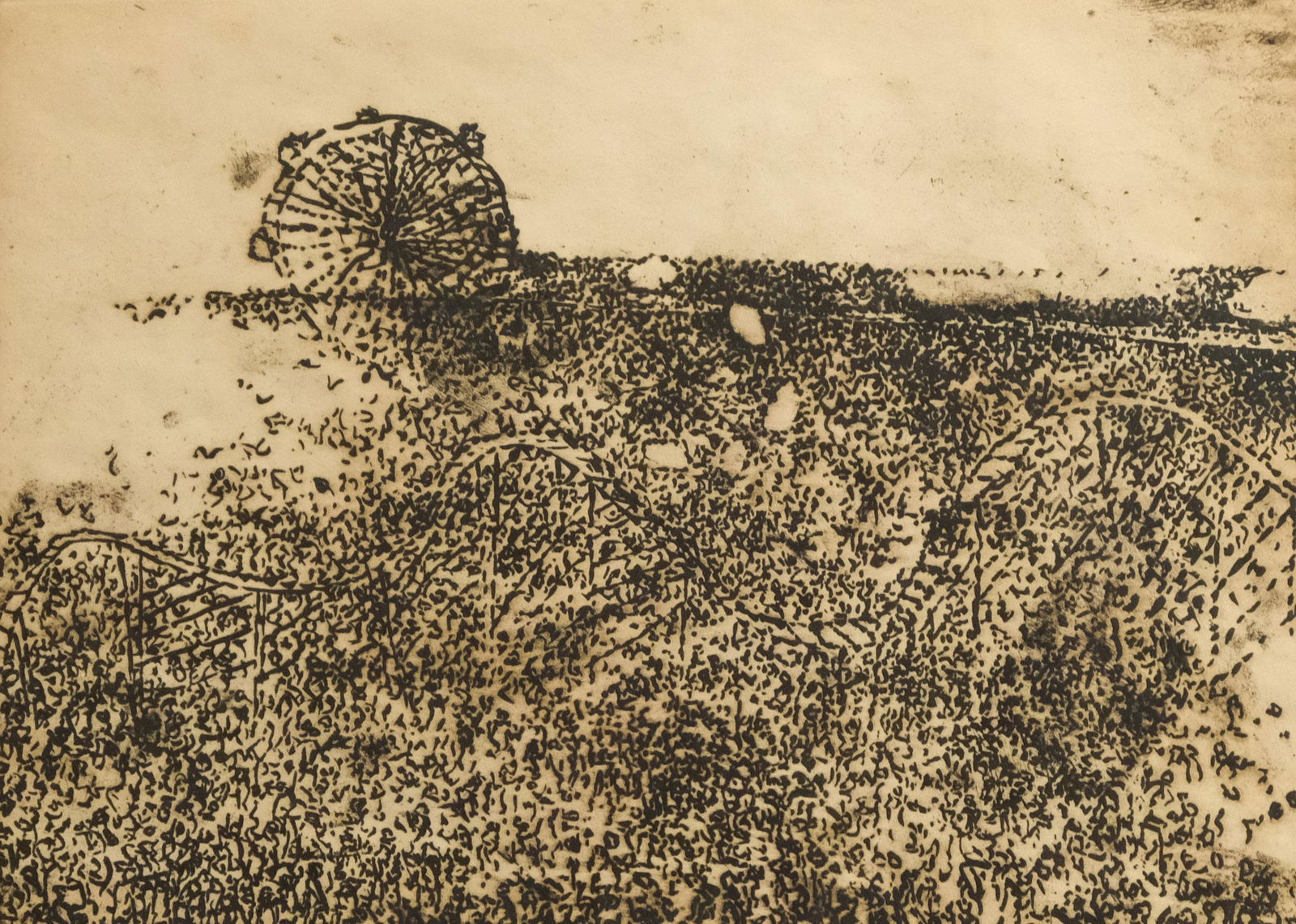 Chaim Koppelman, "Beach Crowds" Coney Island (1 of 9)