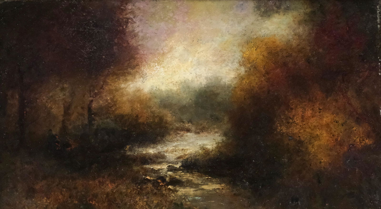 Attr. John Francis Murphy, Stream in Landscape (1 of 4)