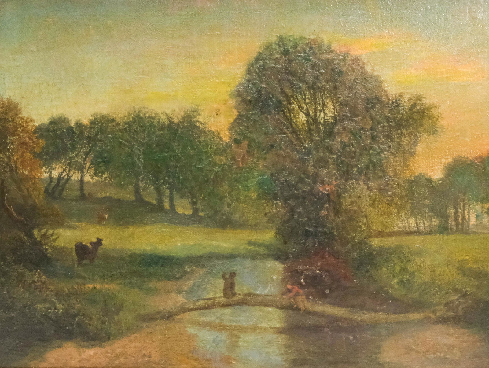 Primitive Landscape, Lemon Gold Frame (1 of 4)