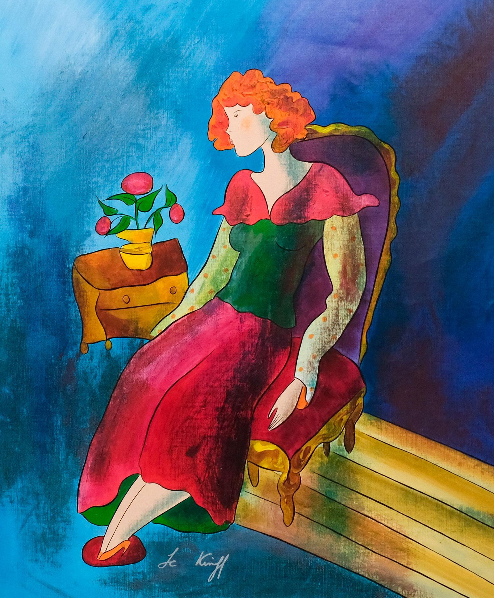 Linda Le Kinff, Lady in Chair (1 of 6)