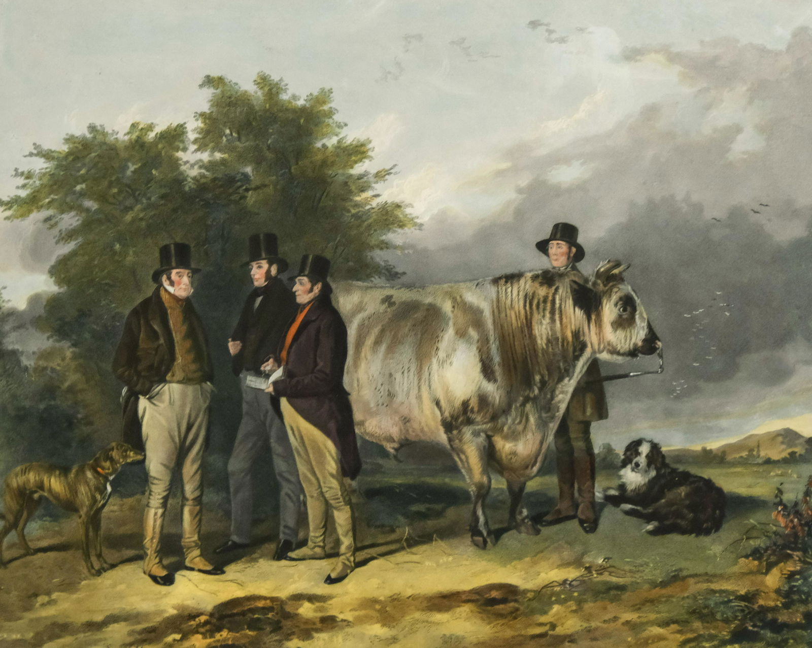 W.H. Simmons, "The Scene at Wiseton" (1 of 4)