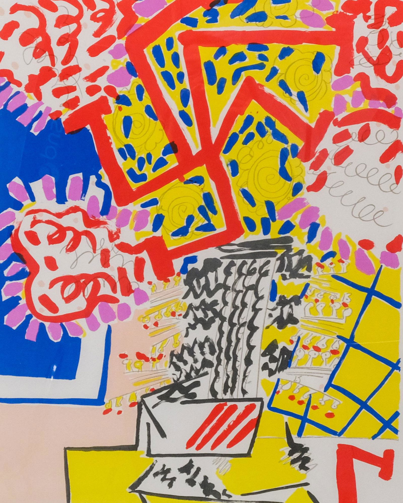 Knox Martin, "Flowers IX" (1 of 5)