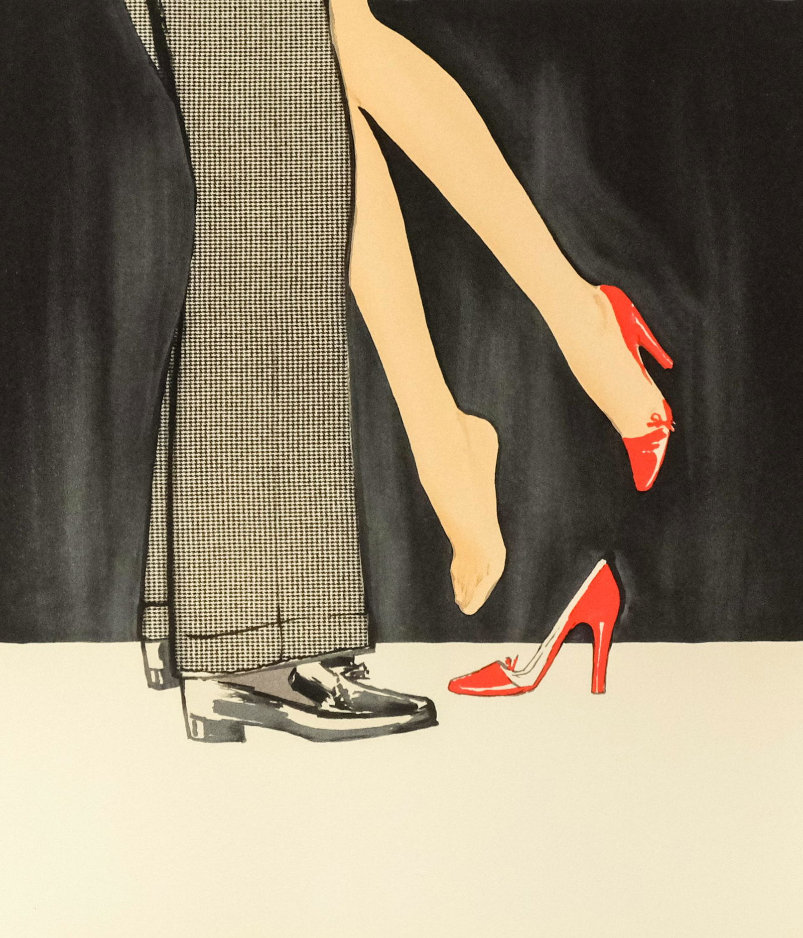 Rene Gruau, "Bon Jour Cherie" (1 of 7)