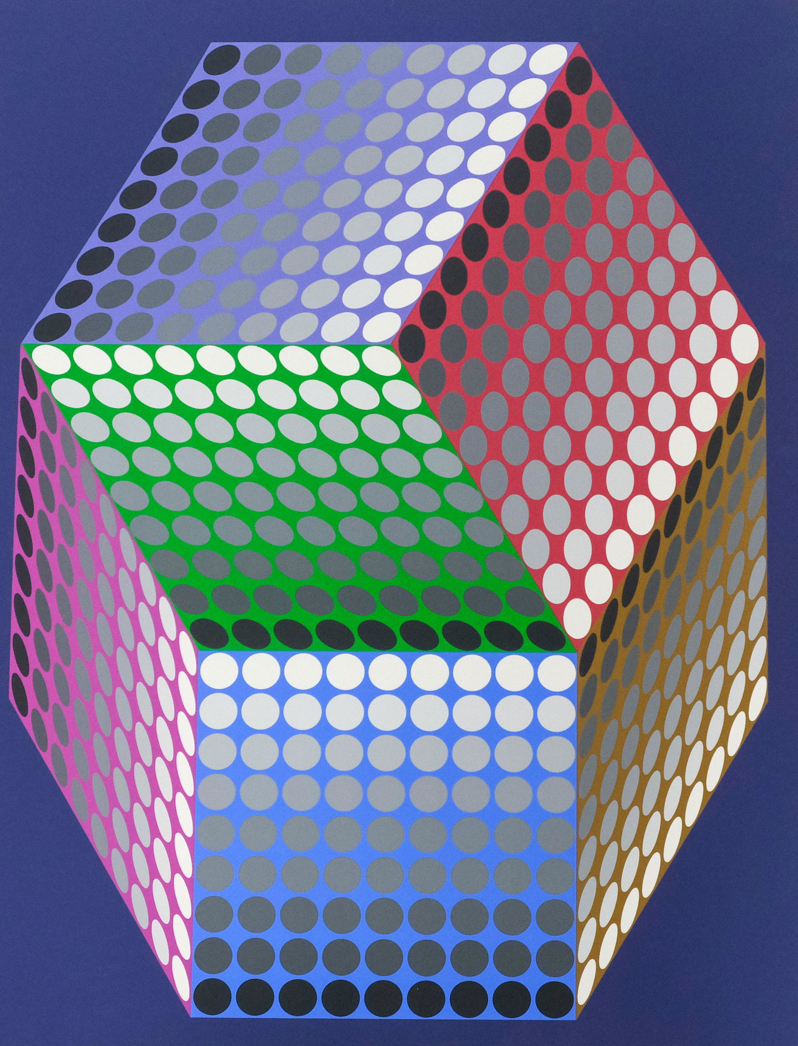 Victor Vasarely, Op-Art Serigraph (1 of 7)