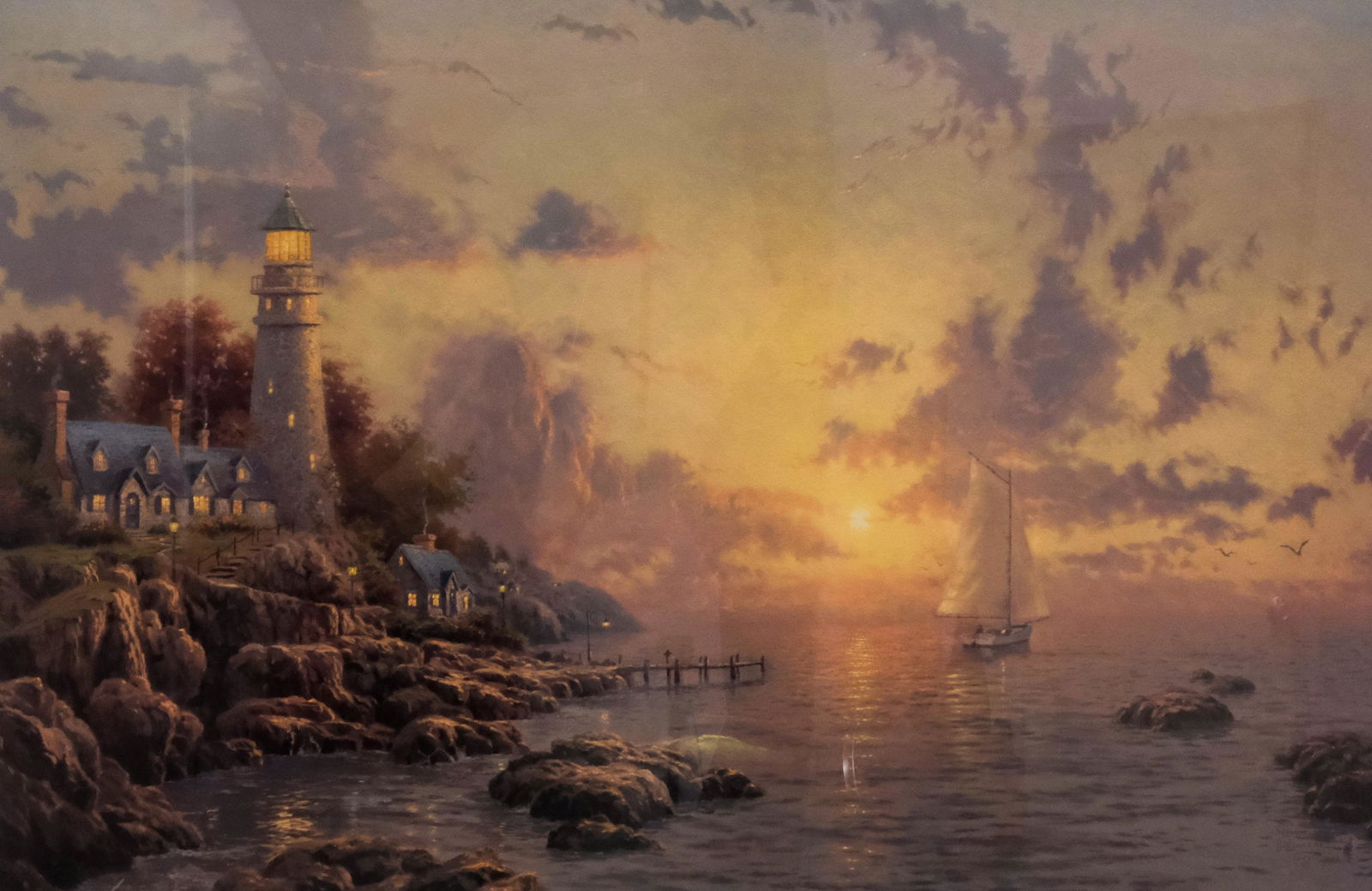 Thomas Kinkade, "Sea of Tranquility" (1 of 8)