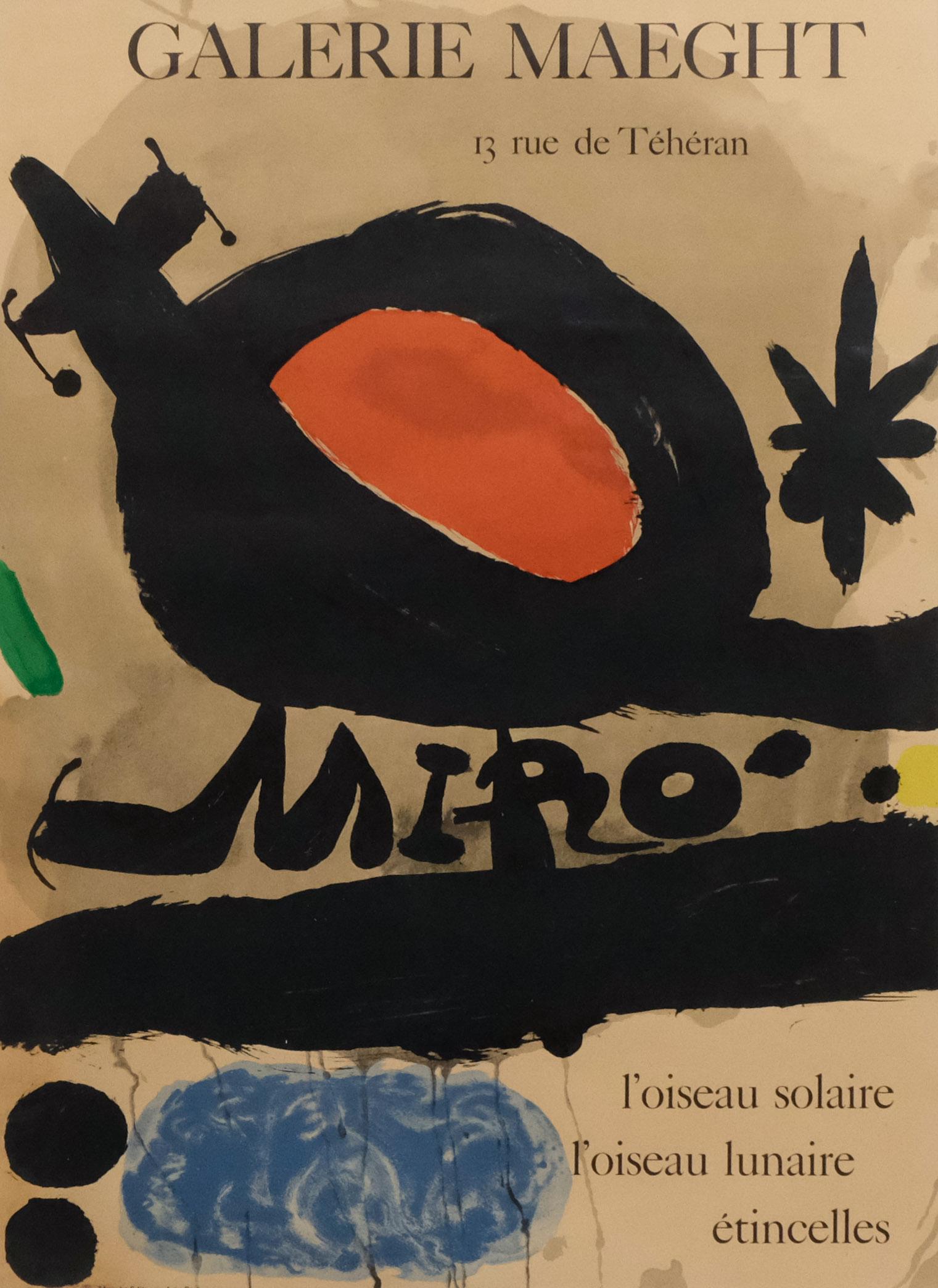 Original Joan Miro Galerie Maeght Poster (1 of 4)