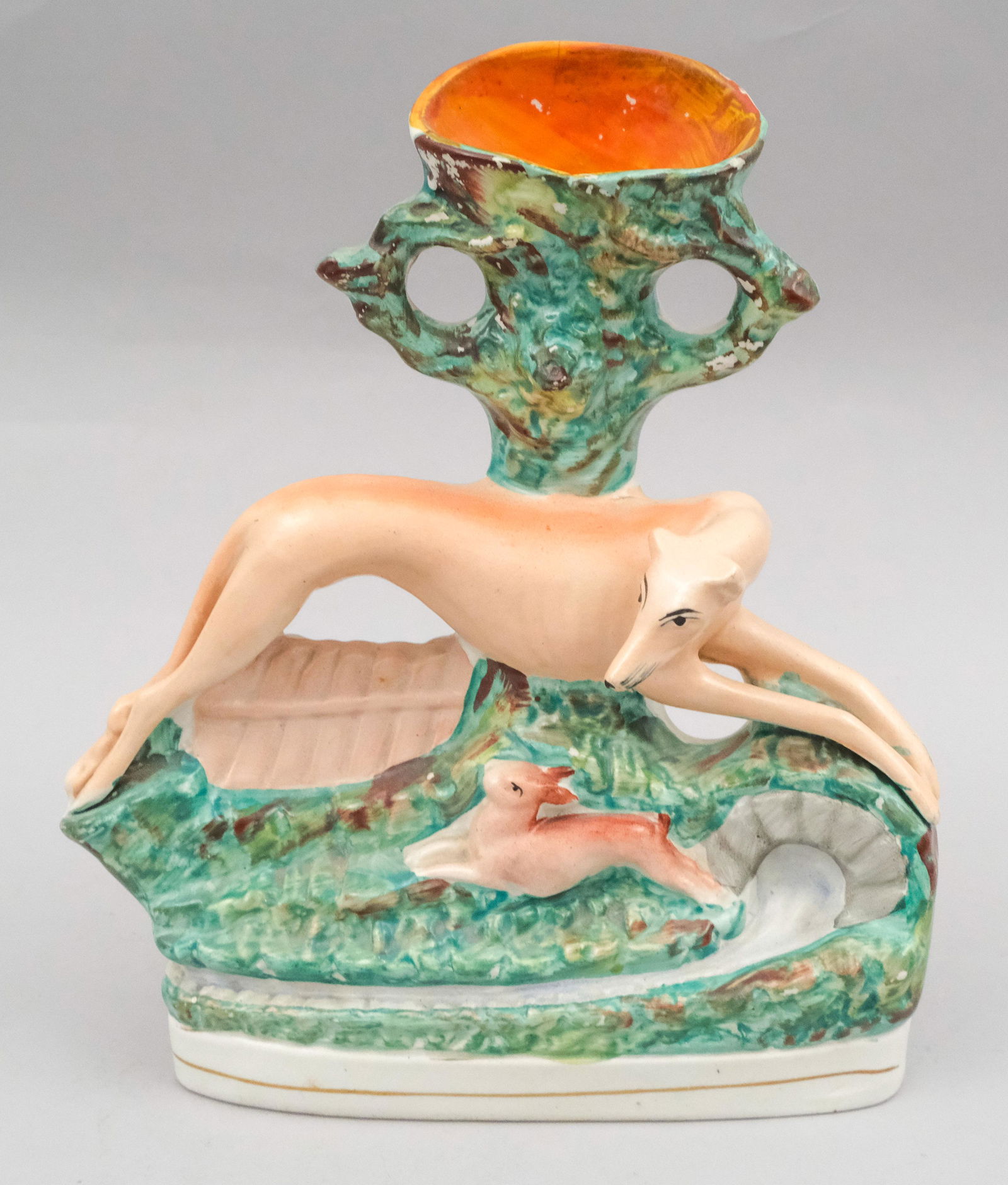 Staffordshire Large Figural Spill Vase (1 of 8)