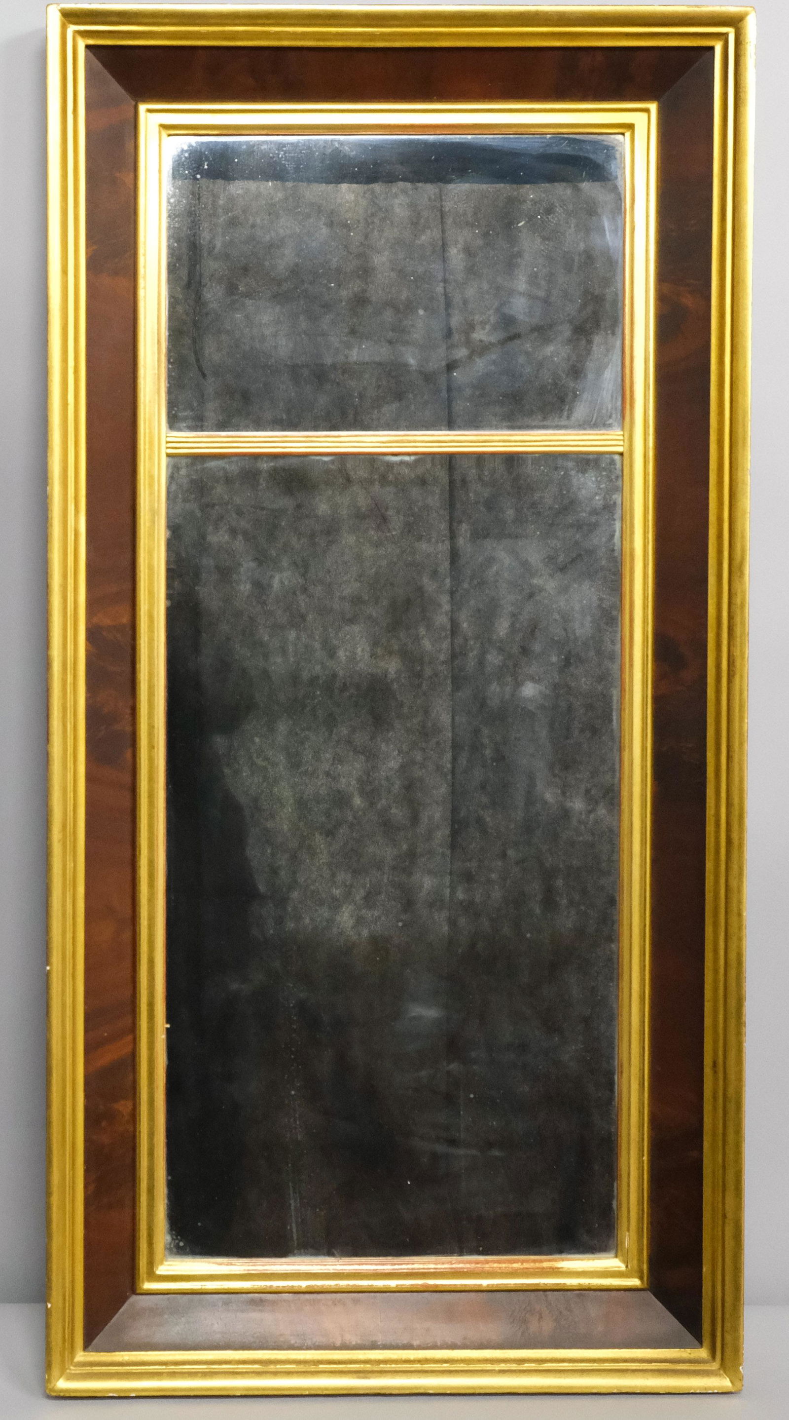 American Empire Gilt & Mahogany Mirror (1 of 6)