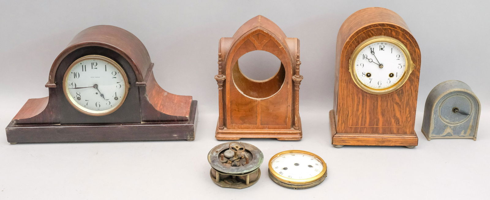 Lot of Clocks, Movements, & Cases (1 of 9)