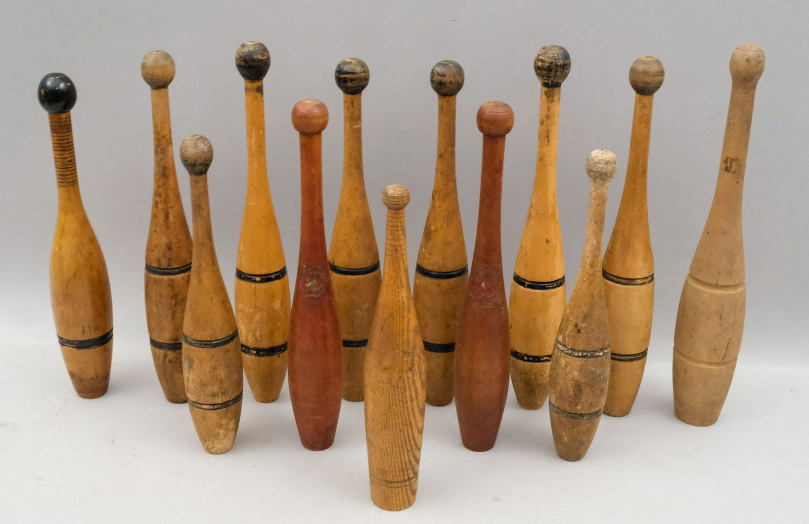 Lot of 13 Indian Clubs (1 of 6)