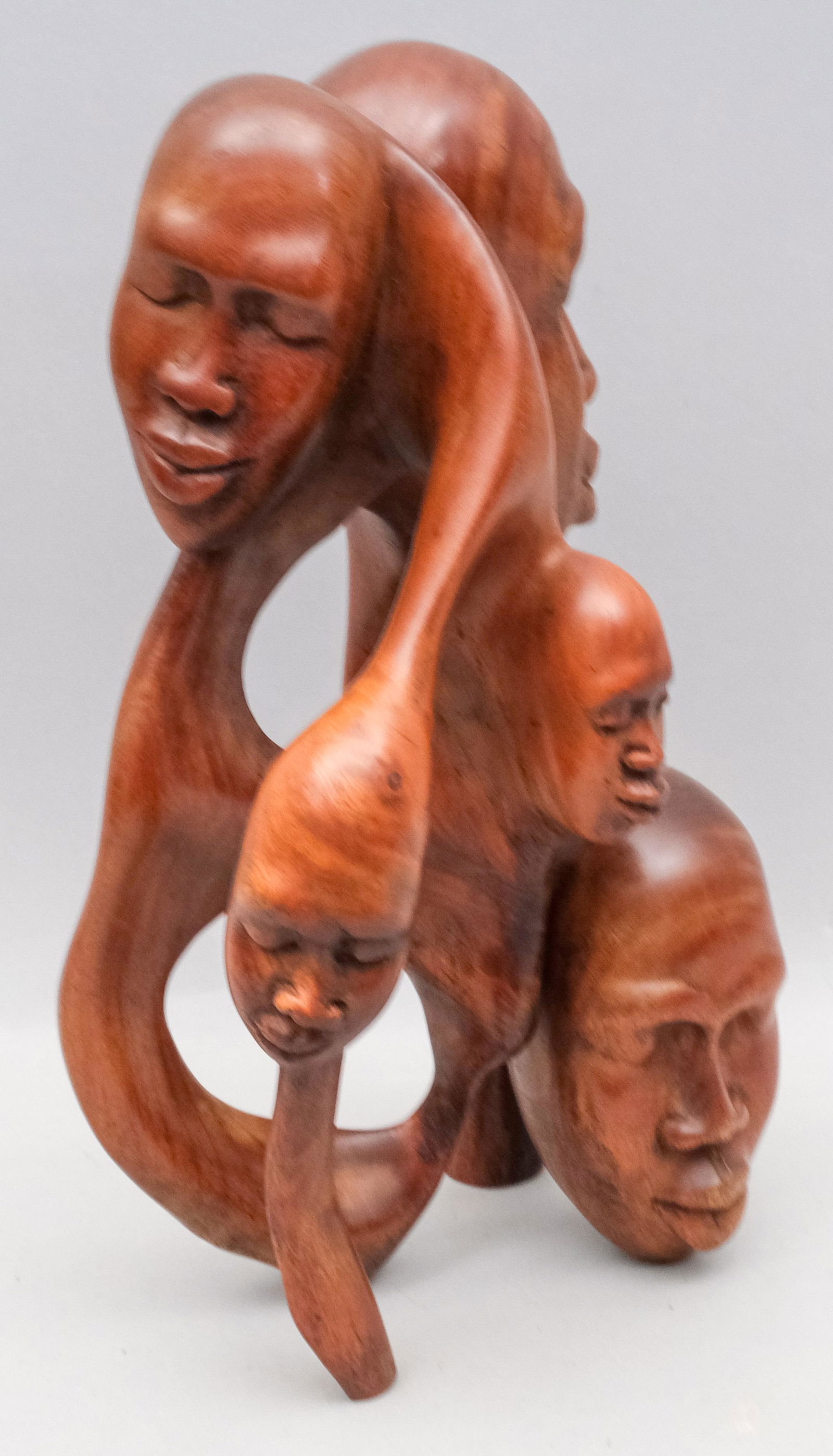 Modern African Art Carved Wood Sculpture (1 of 9)