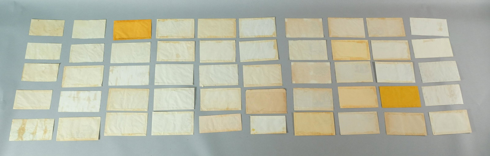 Lot of 50 Civil War Political Patriotic Envelopes: Fantastic collection of Civil War patriotic cachets with various political cartoons and commentaries concerning the era and the famous individuals of it. Some very striking images.