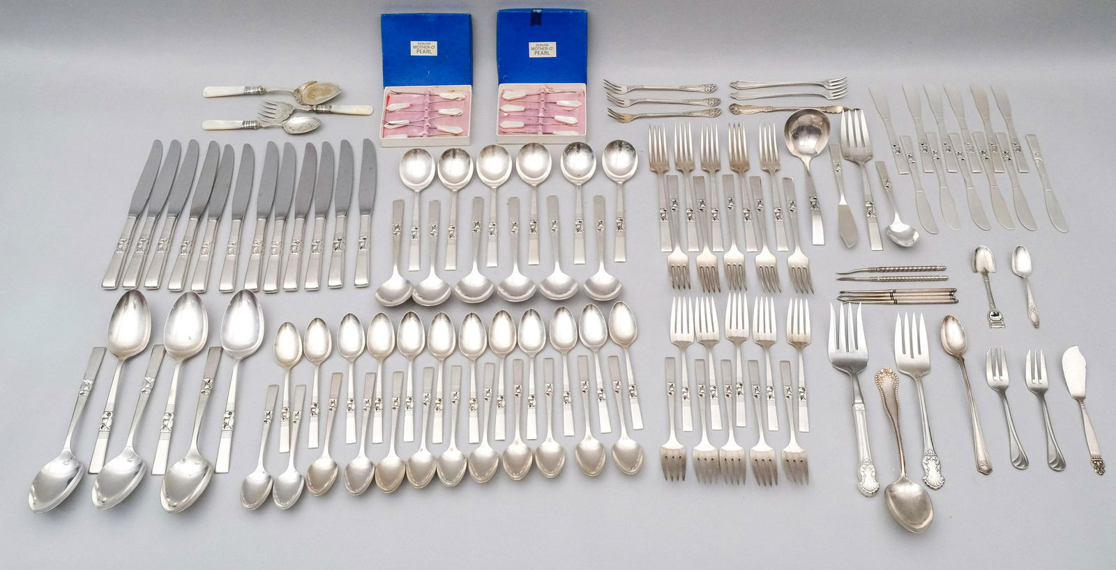 Large Group of Silverplate Flatware (1 of 7)