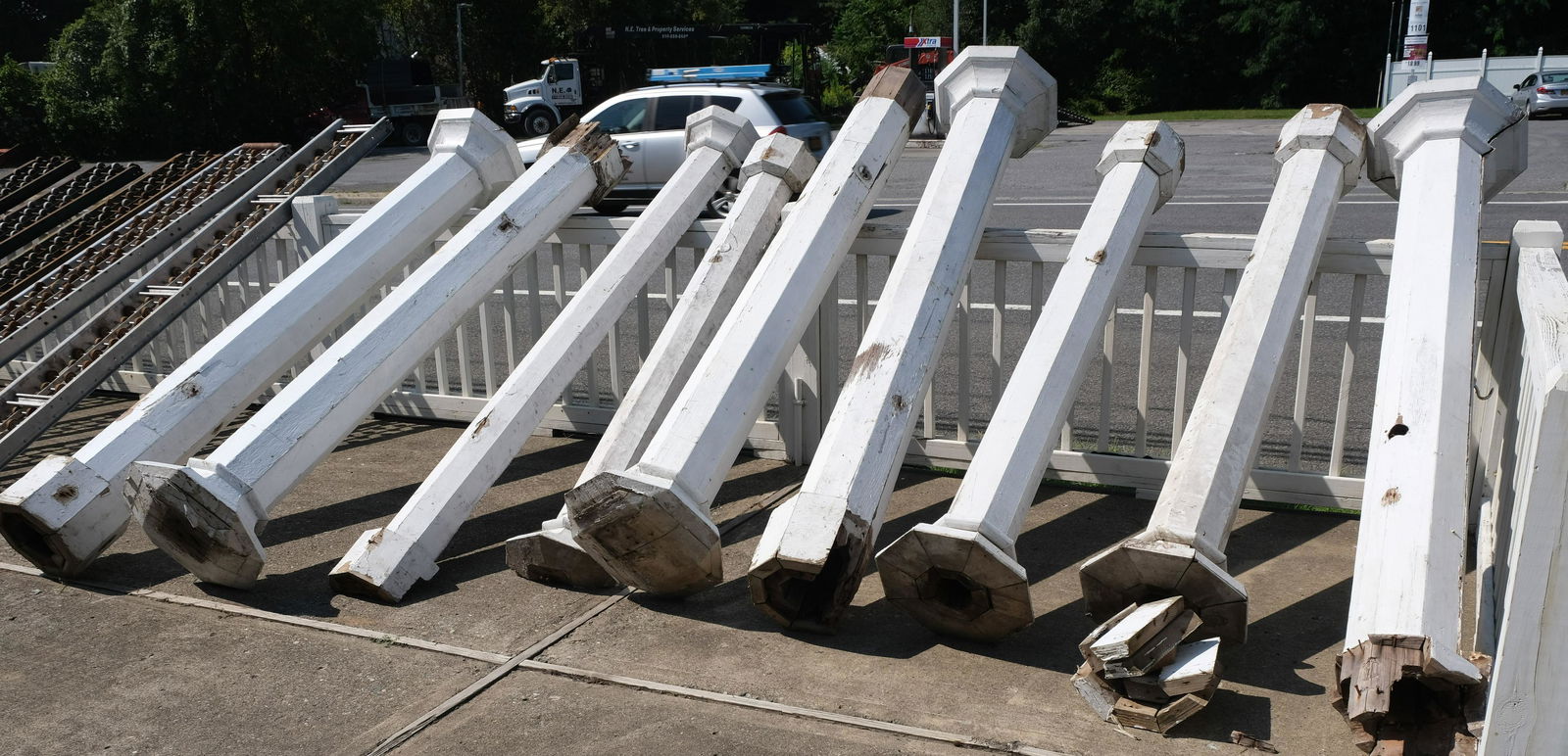 Group of Neoclassical Wooden Architectural Columns (1 of 6)