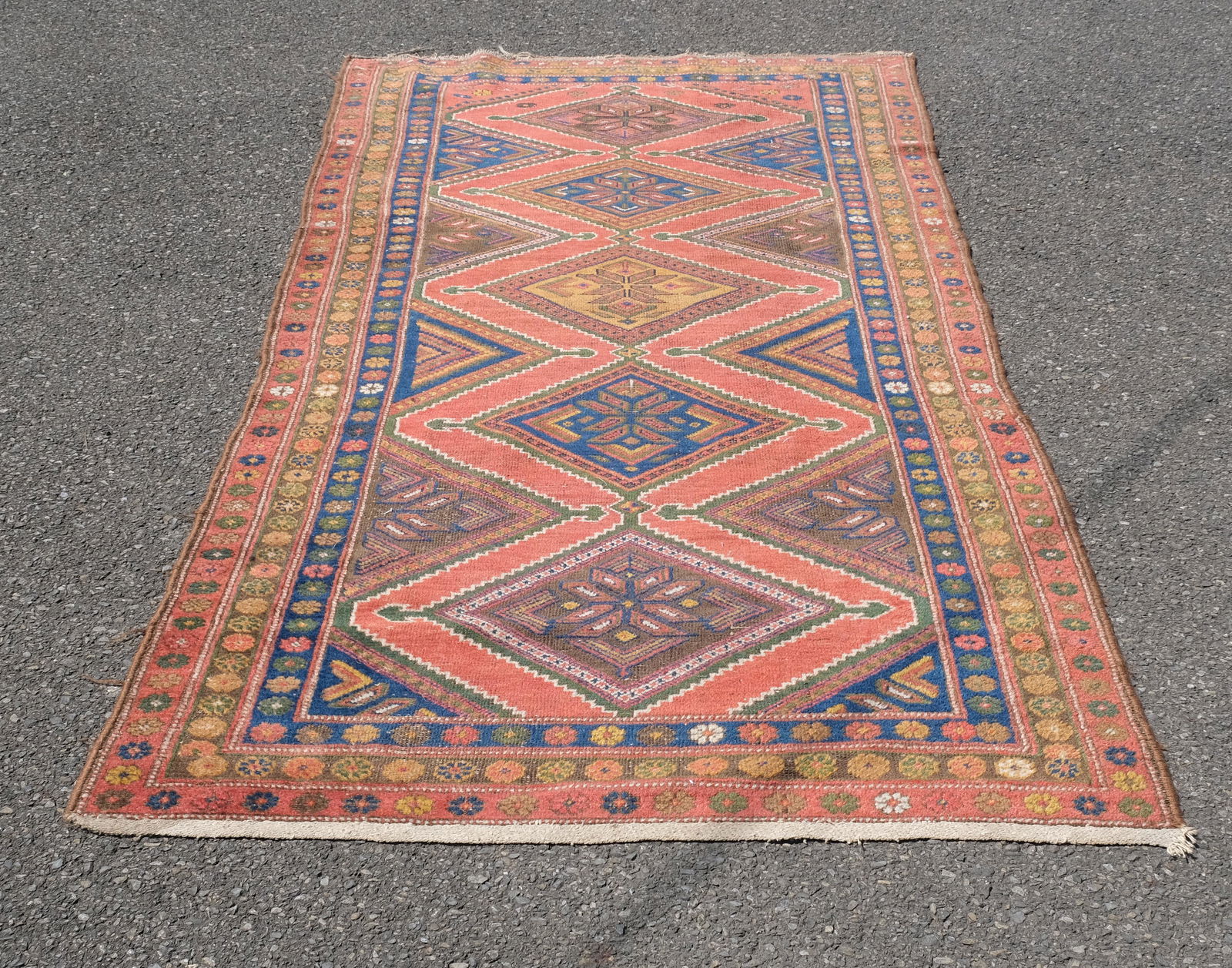 Antique Kazak Runner (1 of 3)