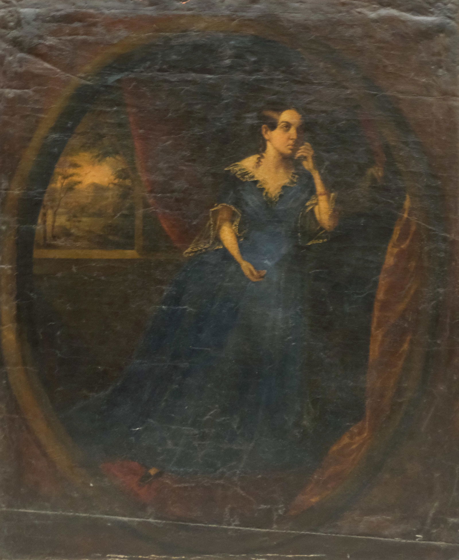 American School, Portrait of a Pensive Woman (1 of 9)