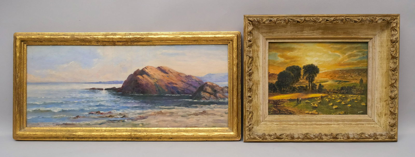 Lot of Two Oil Paintings (1 of 10)