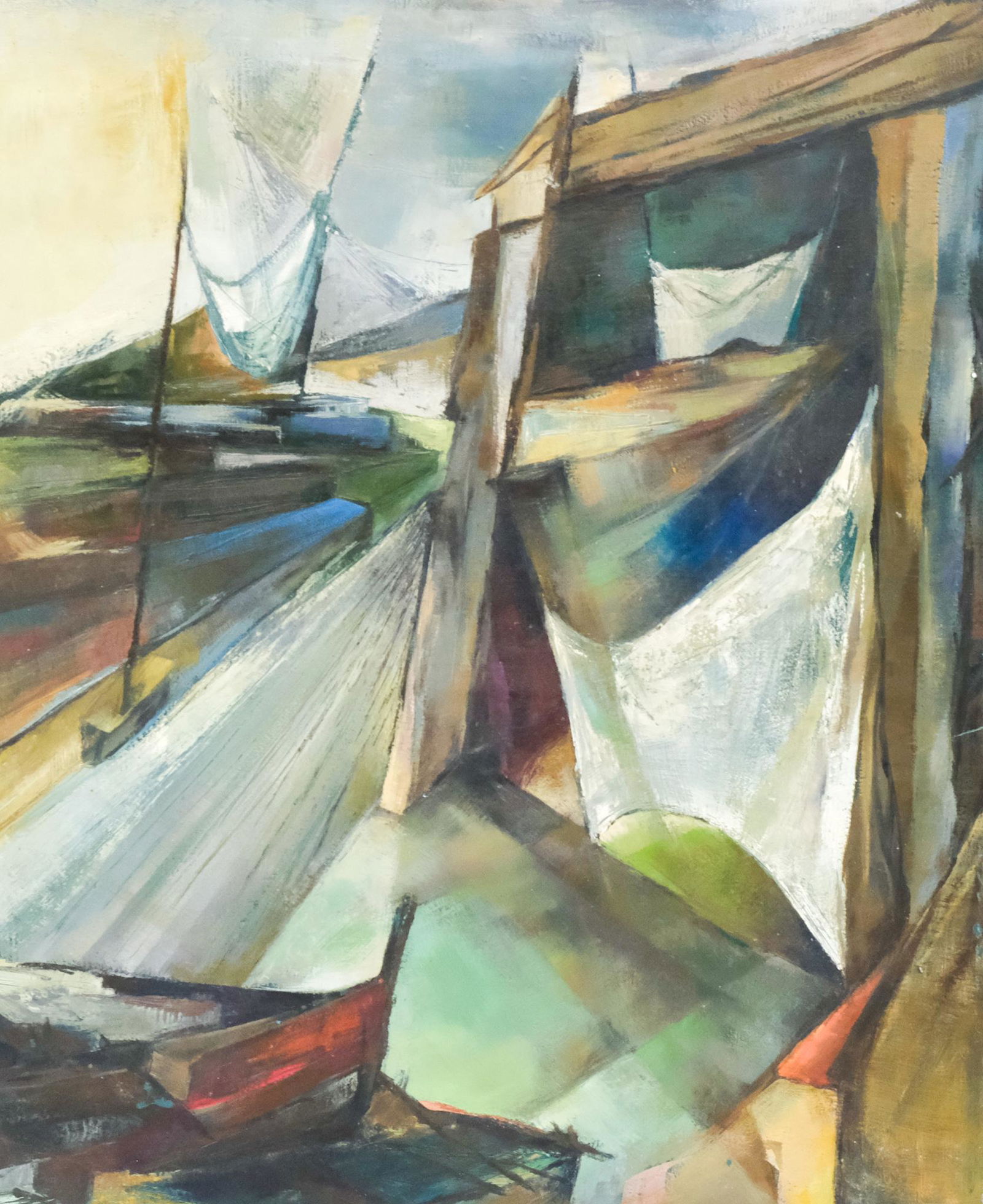 Romaine Solbert, Abstract Composition, Boats (1 of 5)