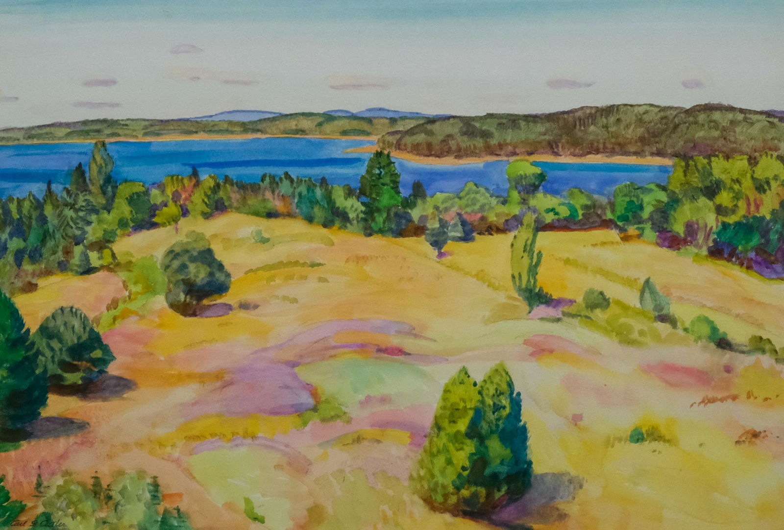 Carl Cutler, "Seascape" (1 of 5)