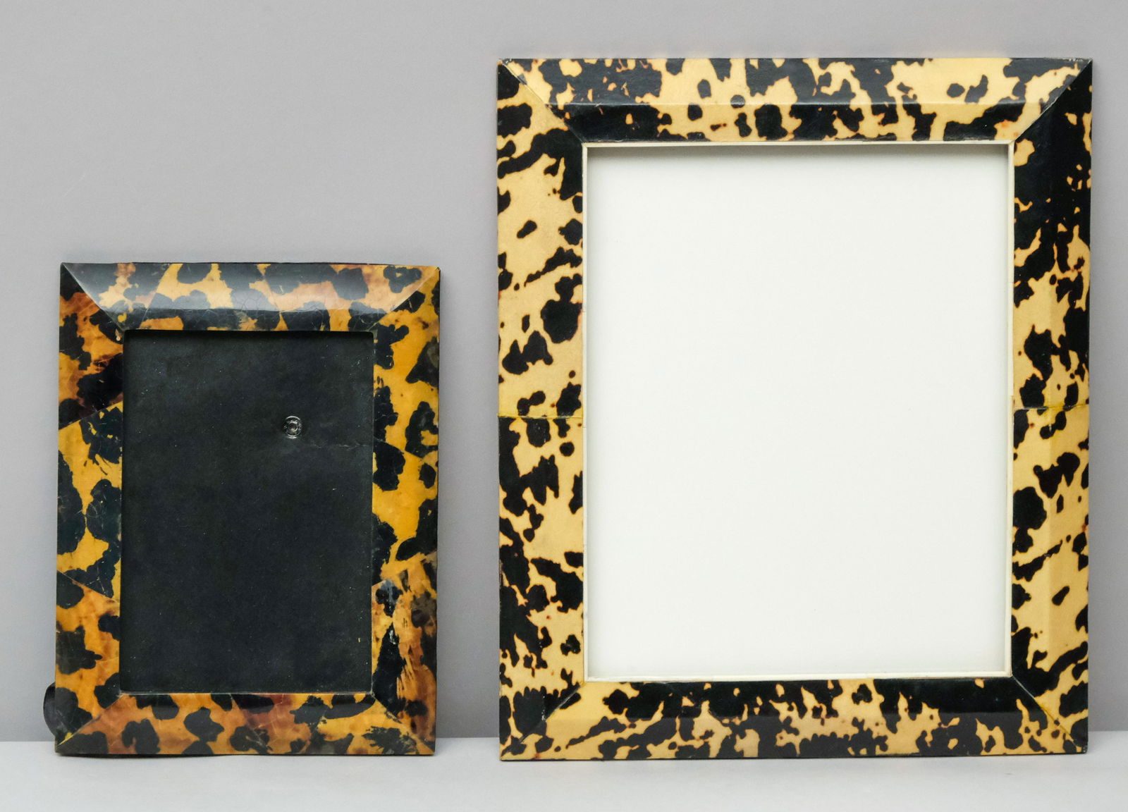 Lot of Two Faux Tortoiseshell Photo Frames (1 of 2)