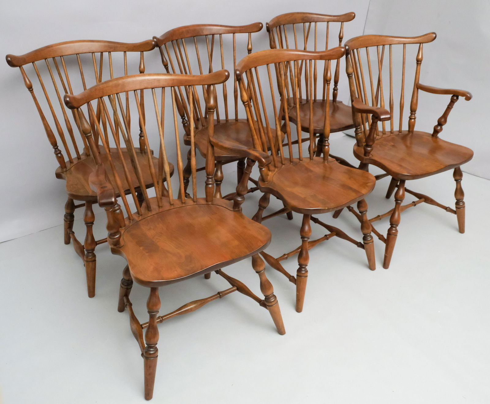 Set of 6 Custom Windsor Chairs (1 of 8)