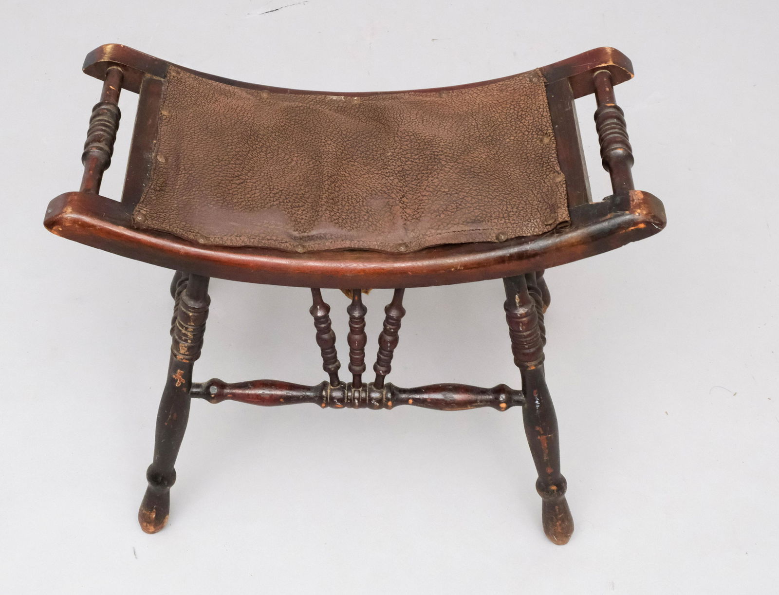 Victorian Stick and Ball Thebes Stool (1 of 5)