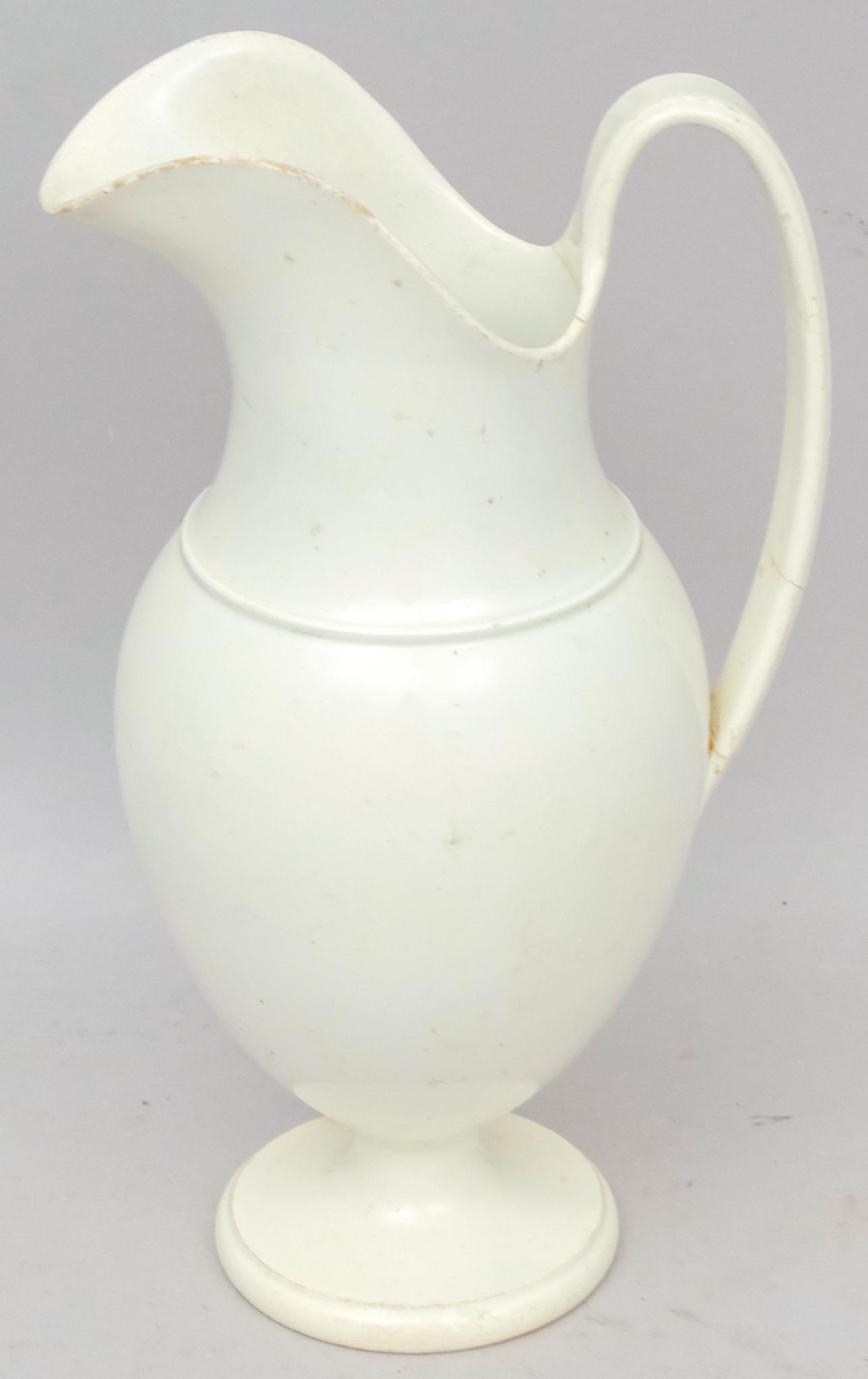 18th Century Creil Creamware Neoclassical Ewer (1 of 8)