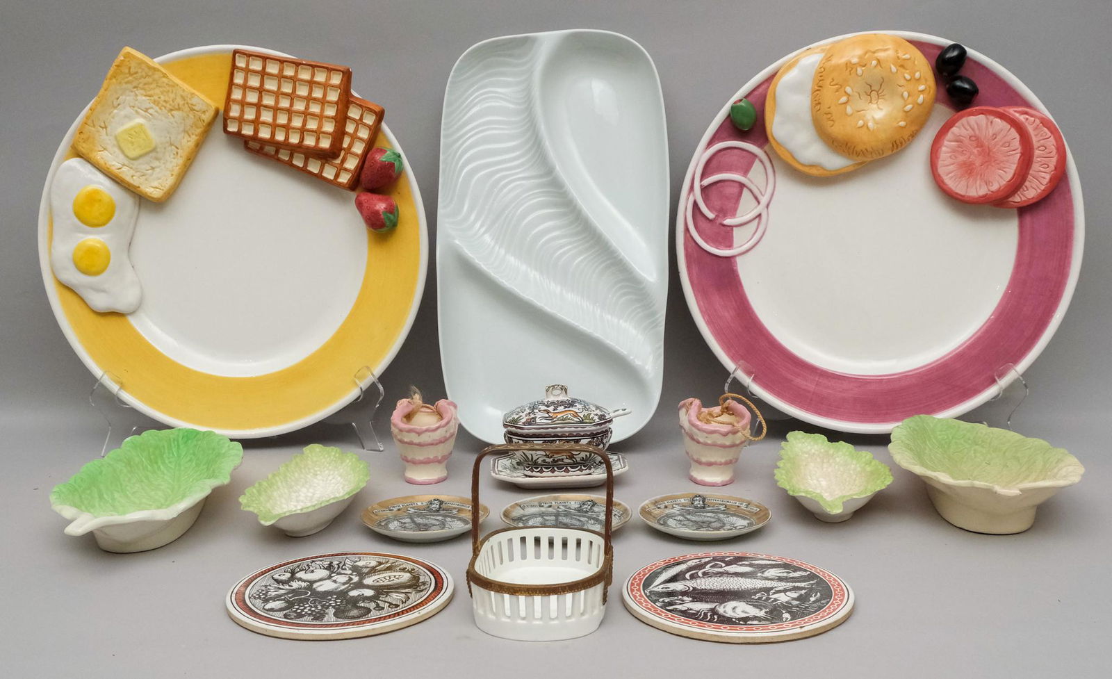 Lot of Mostly Food Themed Porcelain (1 of 7)